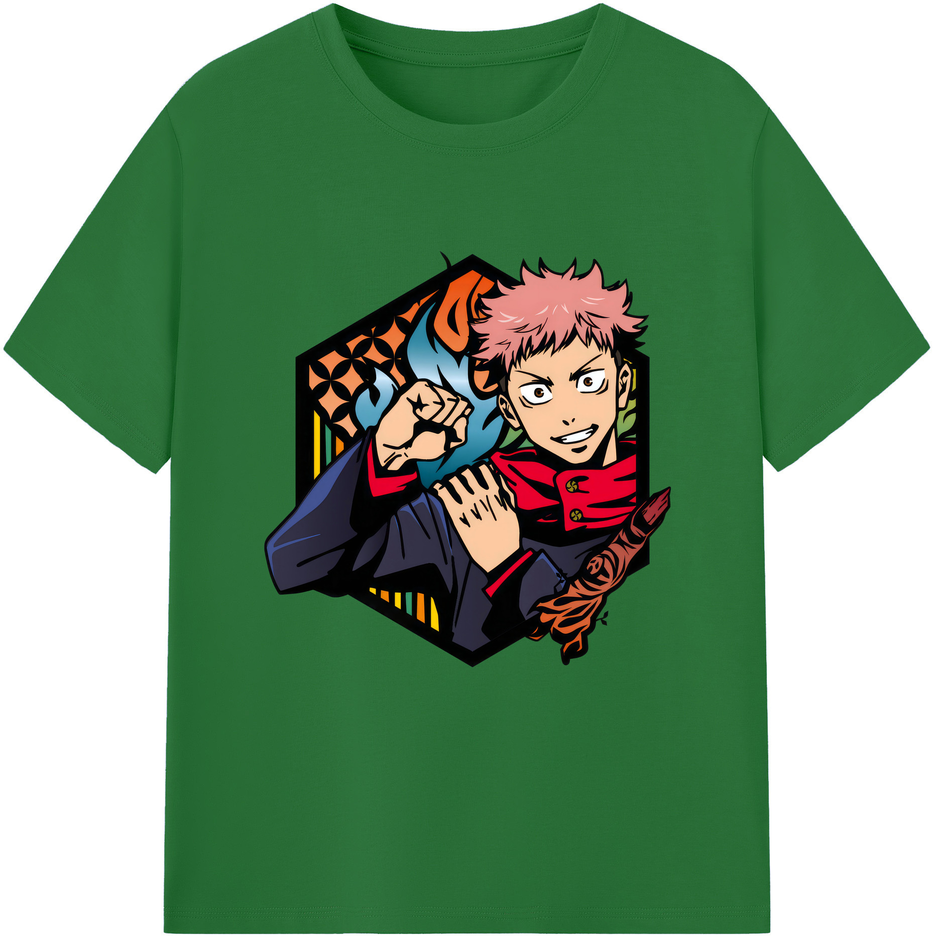 （画像用） 呪術廻戦 Jujutsu Kaisen 綿100％半袖Tシャツ（フロントプリント）