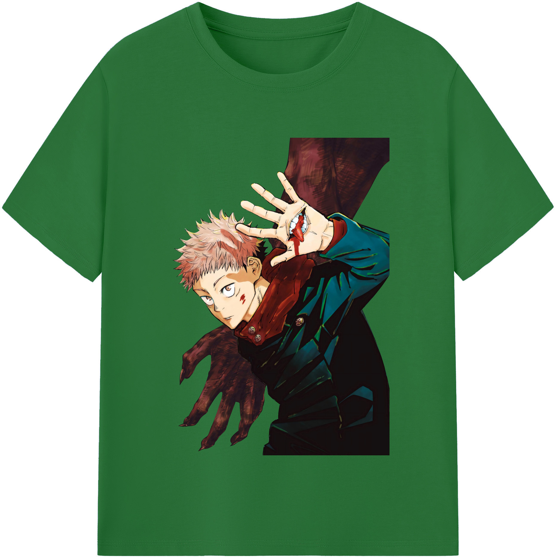 （画像用） 呪術廻戦 Jujutsu Kaisen 綿100％半袖Tシャツ（フロントプリント）