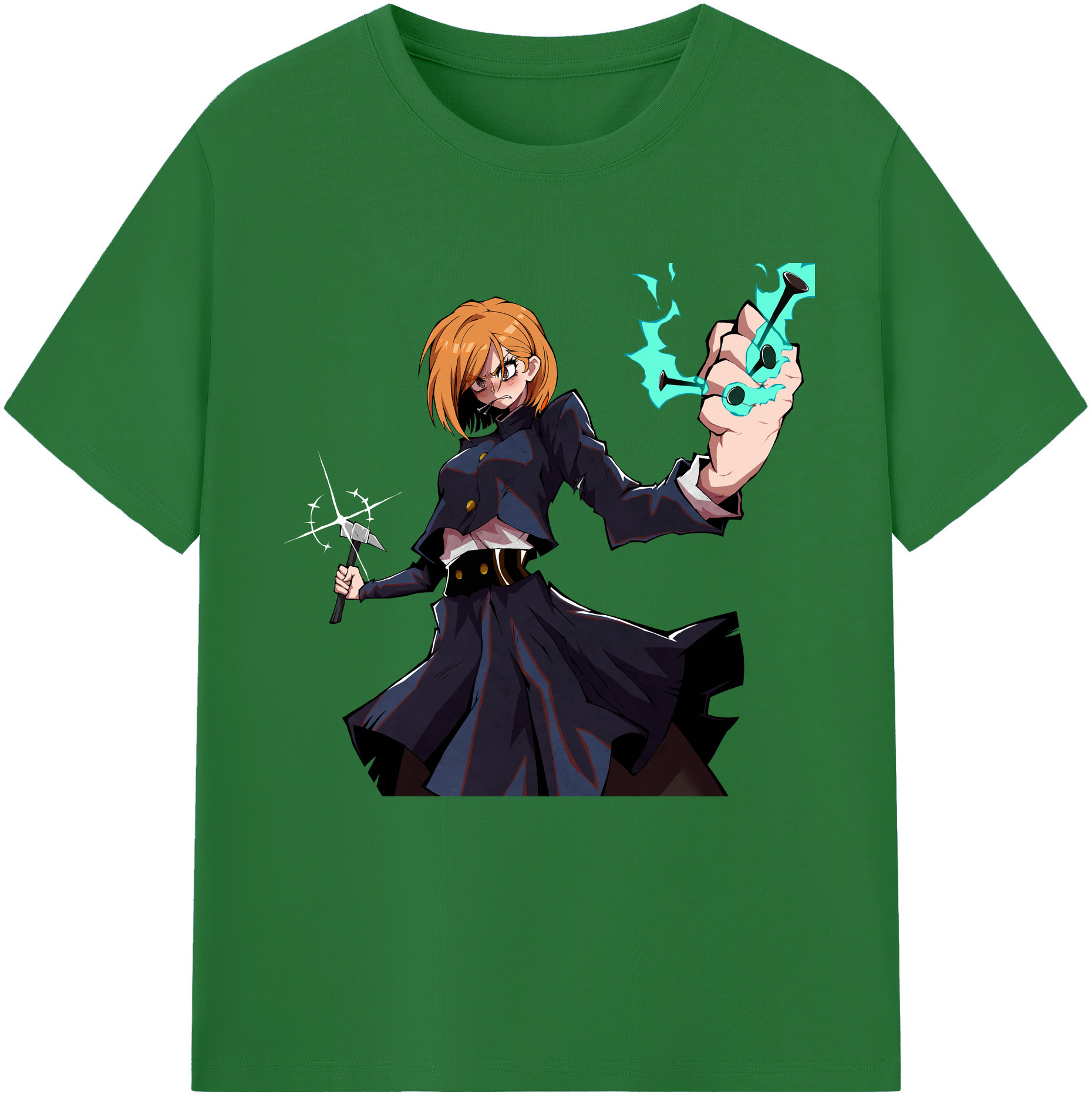（画像用） 呪術廻戦 Jujutsu Kaisen 綿100％半袖Tシャツ（フロントプリント）
