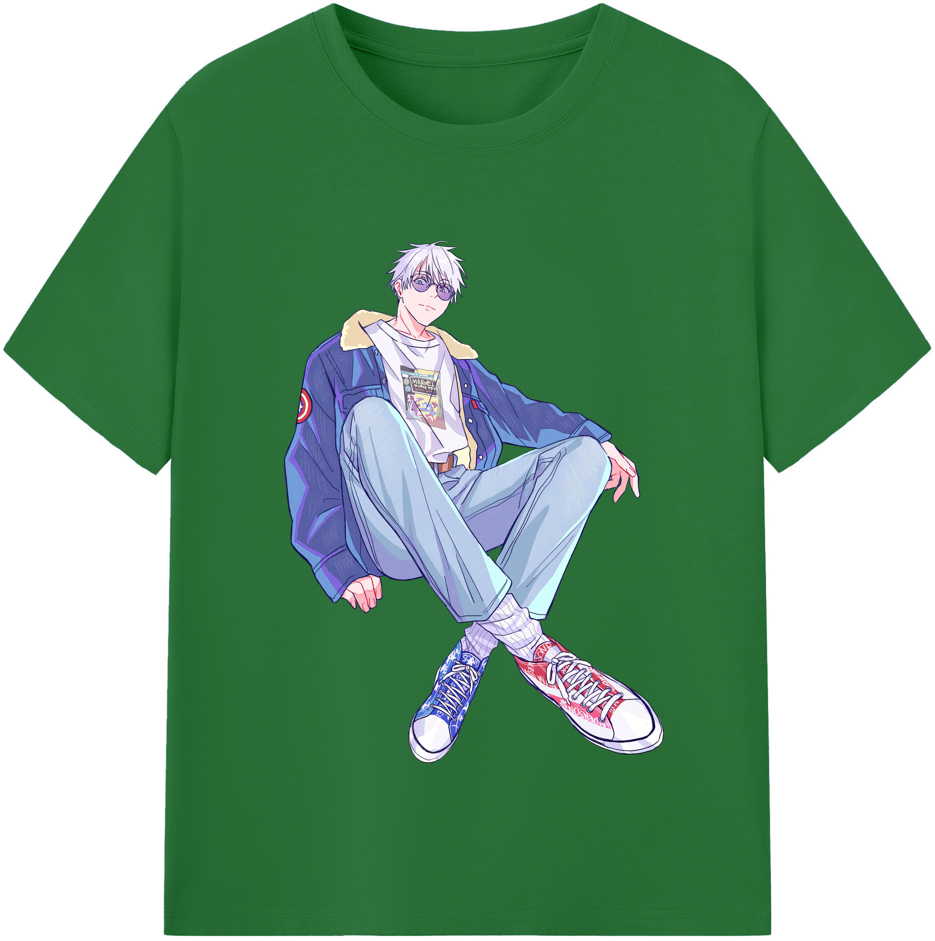 （画像用） 呪術廻戦 Jujutsu Kaisen 綿100％半袖Tシャツ（フロントプリント）