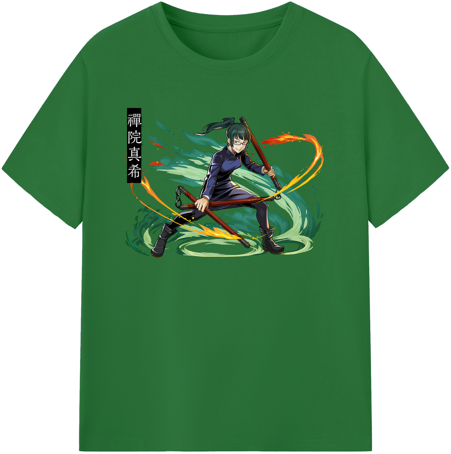 （画像用） 呪術廻戦 Jujutsu Kaisen 綿100％半袖Tシャツ（フロントプリント）