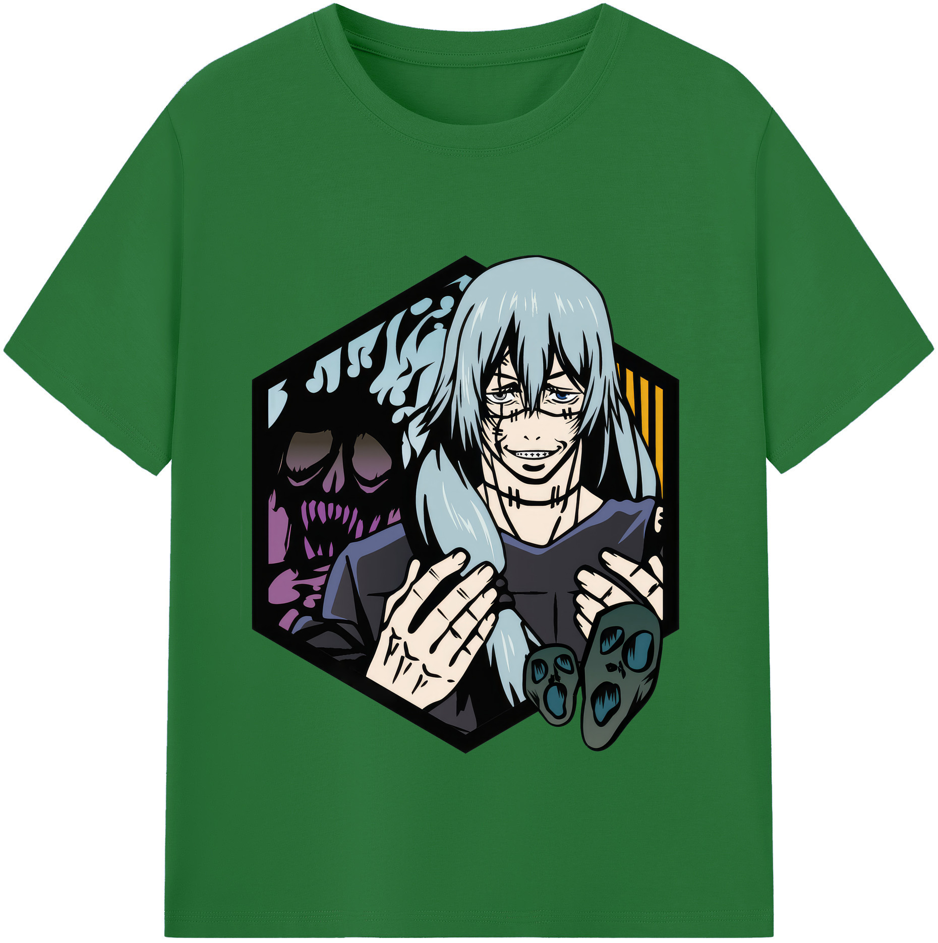 （画像用） 呪術廻戦 Jujutsu Kaisen 綿100％半袖Tシャツ（フロントプリント）