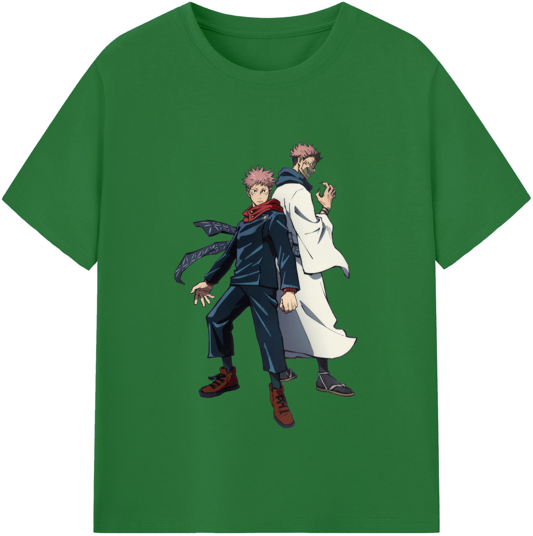 （画像用） 呪術廻戦 Jujutsu Kaisen 綿100％半袖Tシャツ（フロントプリント）