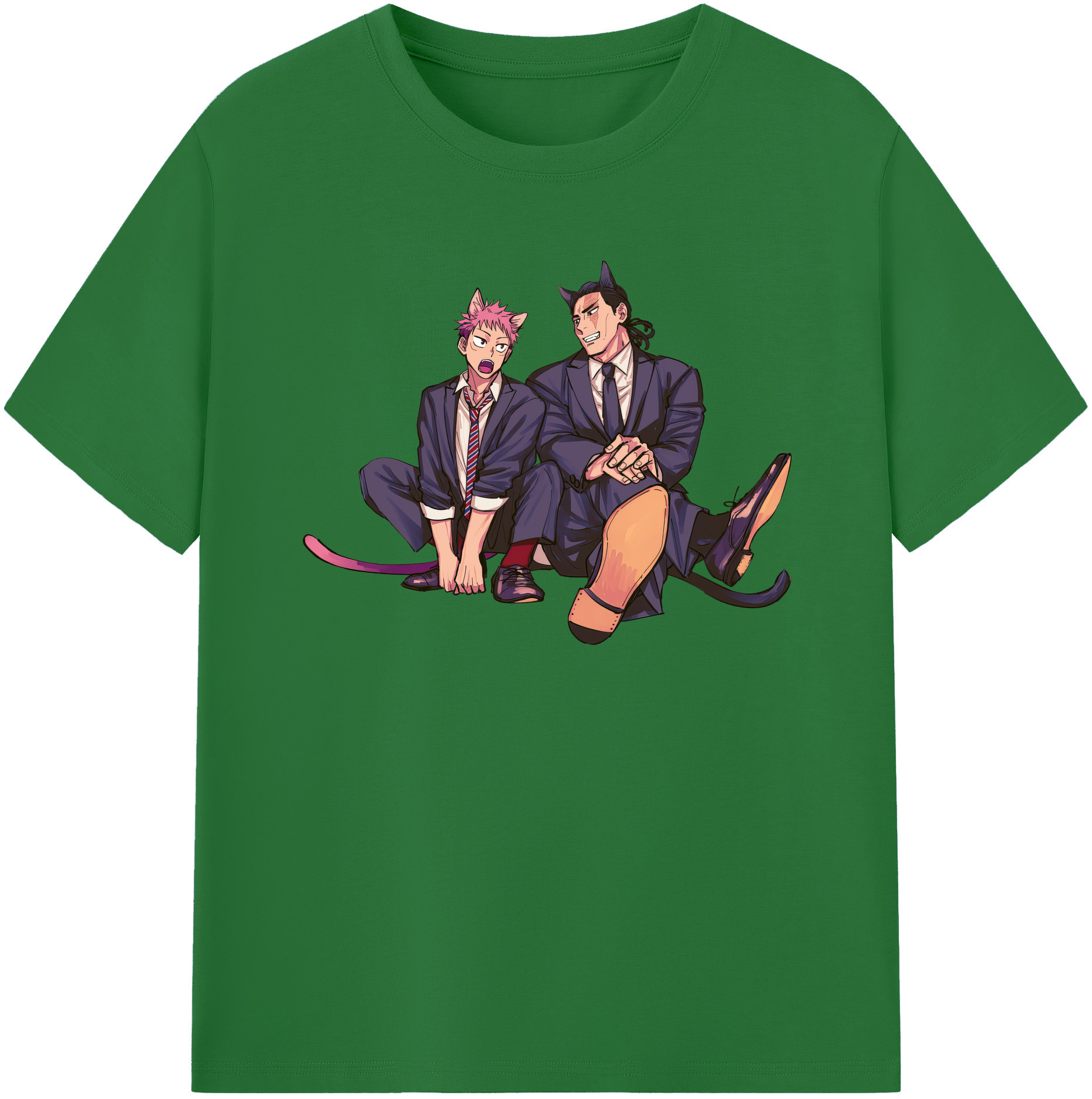 （画像用） 呪術廻戦 Jujutsu Kaisen 綿100％半袖Tシャツ（フロントプリント）