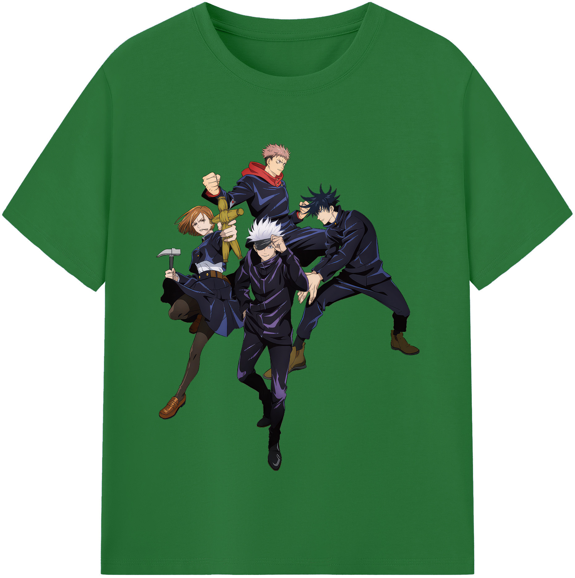 （画像用） 呪術廻戦 Jujutsu Kaisen 綿100％半袖Tシャツ（フロントプリント）