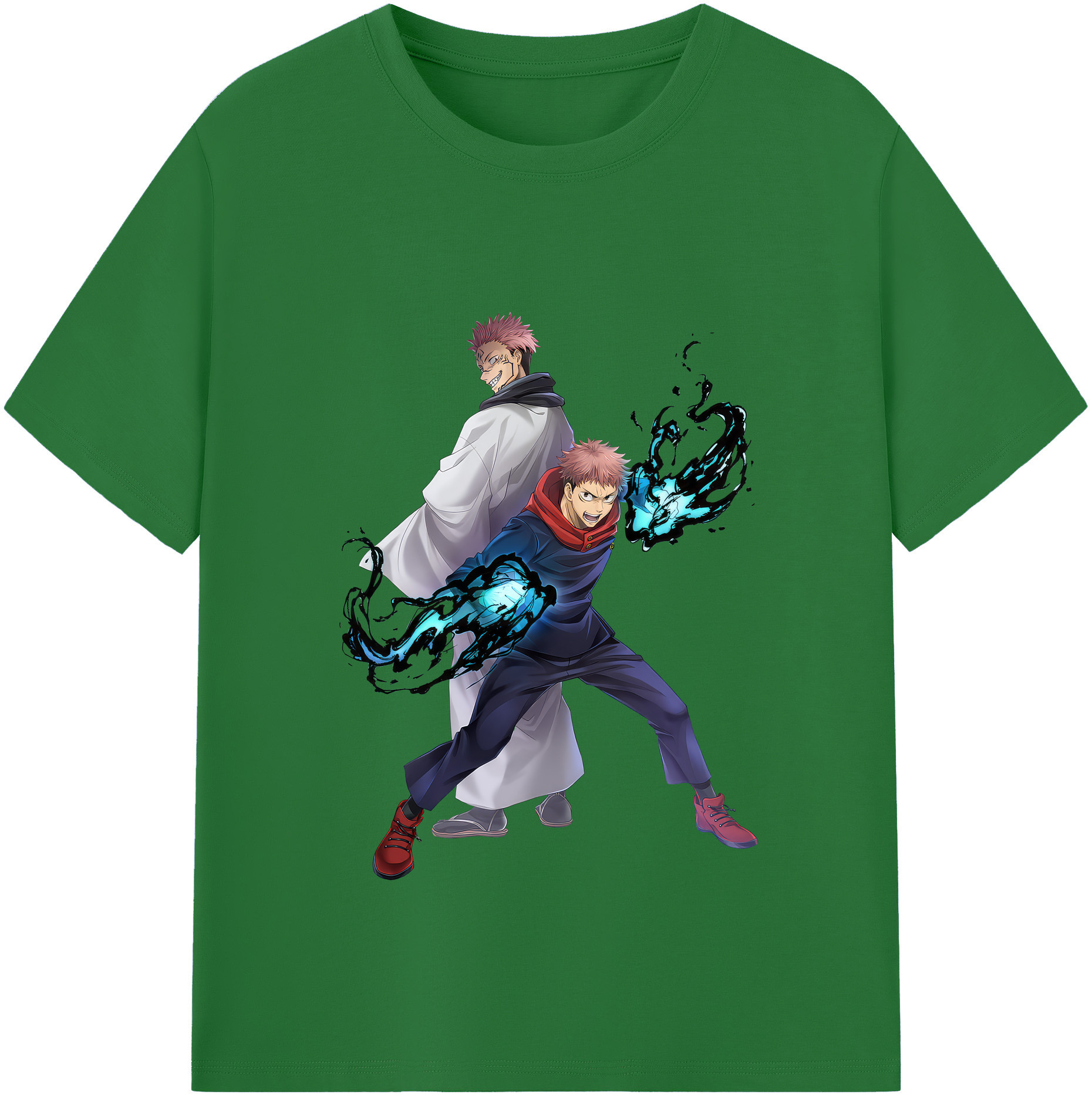 （画像用） 呪術廻戦 Jujutsu Kaisen 綿100％半袖Tシャツ（フロントプリント）