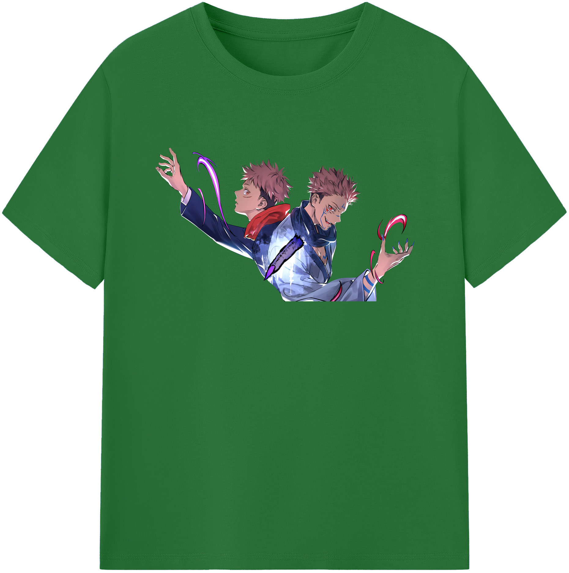 （画像用） 呪術廻戦 Jujutsu Kaisen 綿100％半袖Tシャツ（フロントプリント）