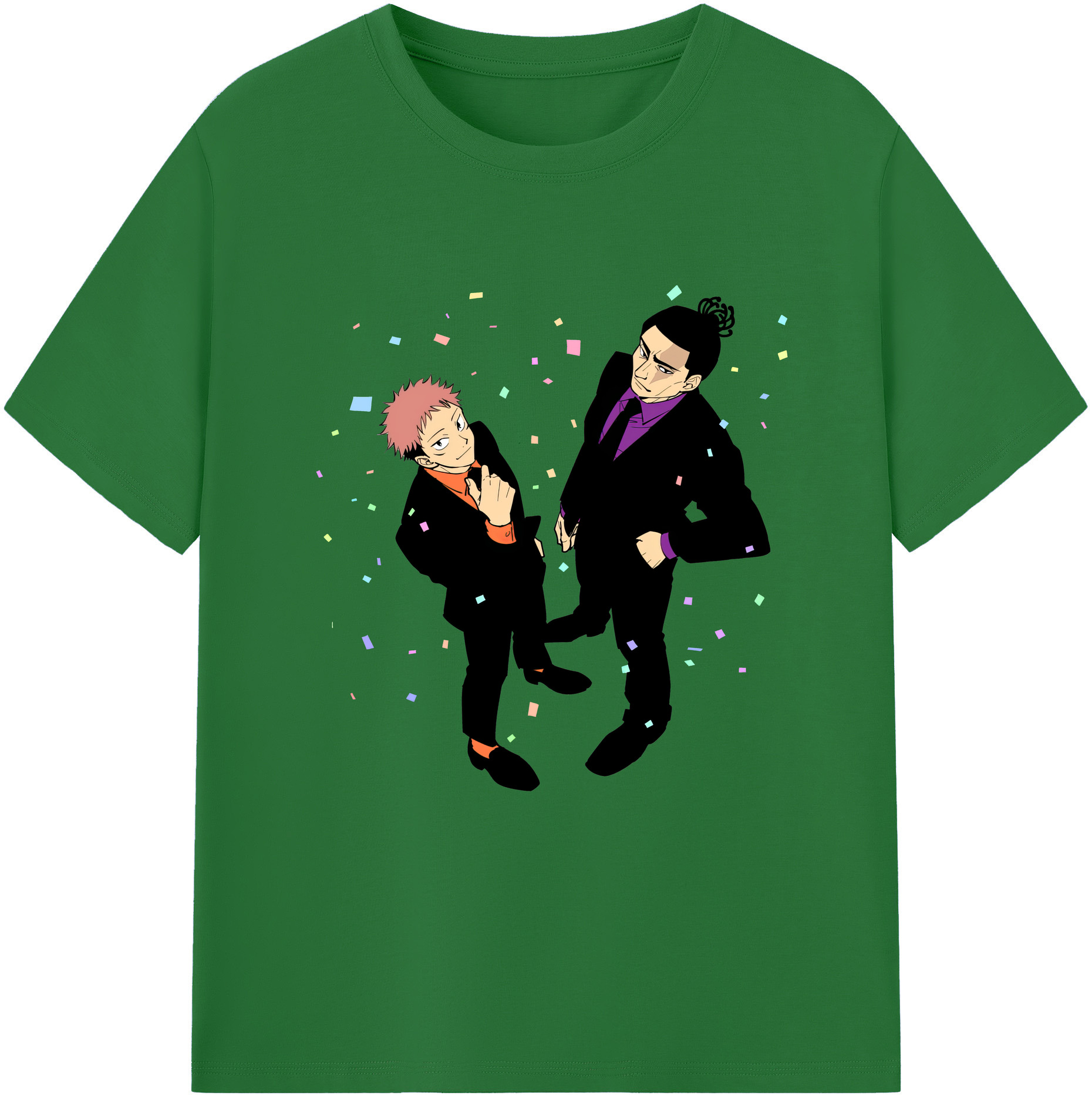 （画像用） 呪術廻戦 Jujutsu Kaisen 綿100％半袖Tシャツ（フロントプリント）