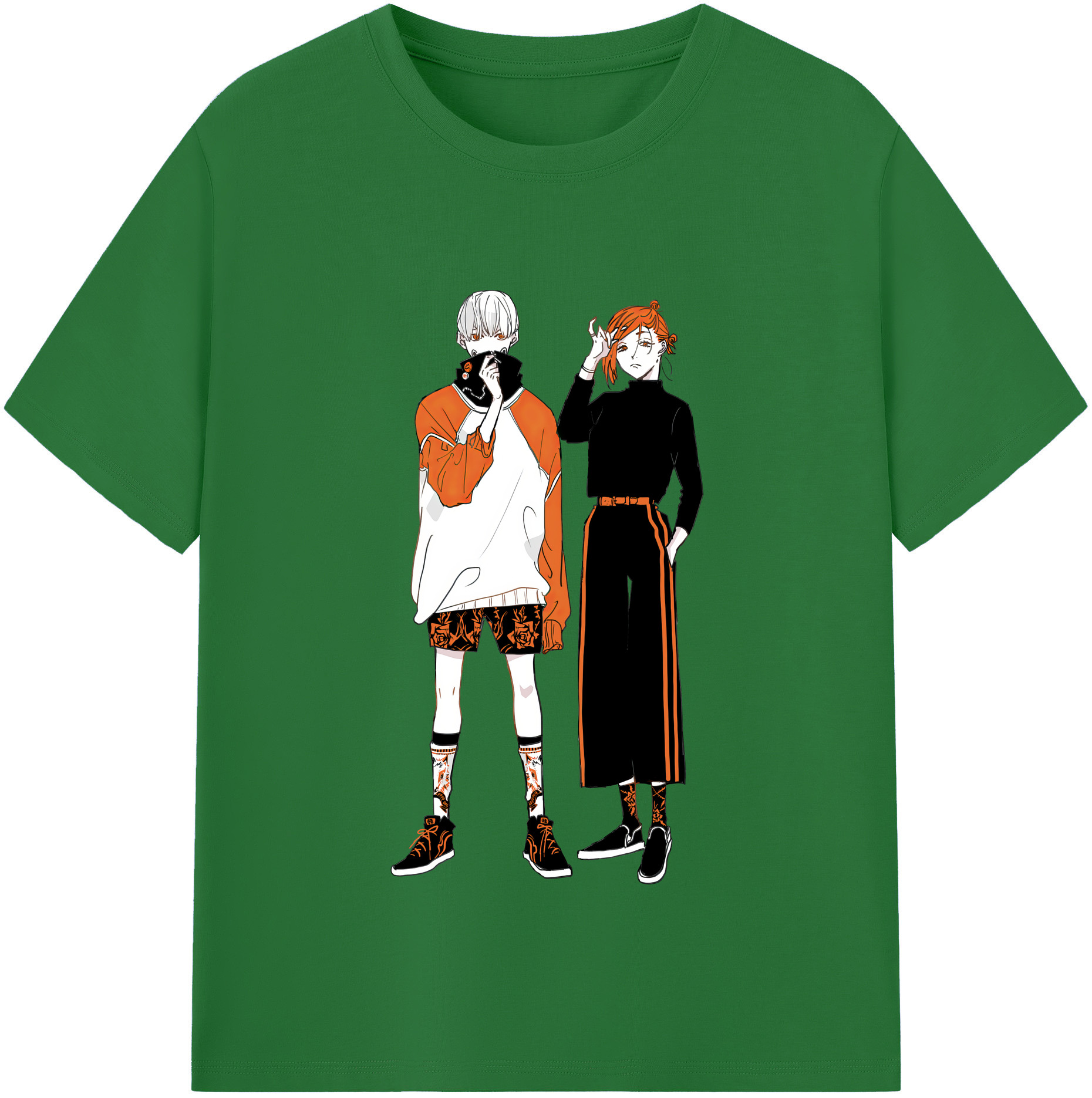 （画像用） 呪術廻戦 Jujutsu Kaisen 綿100％半袖Tシャツ（フロントプリント）