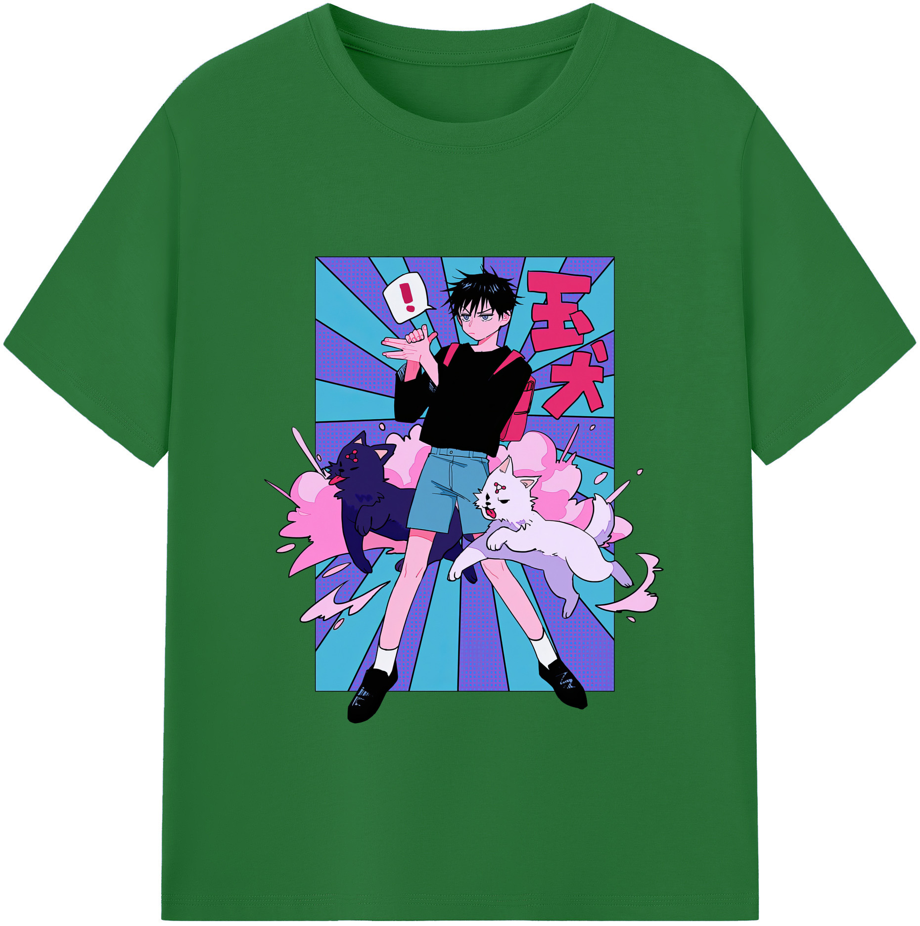 （画像用） 呪術廻戦 Jujutsu Kaisen 綿100％半袖Tシャツ（フロントプリント）