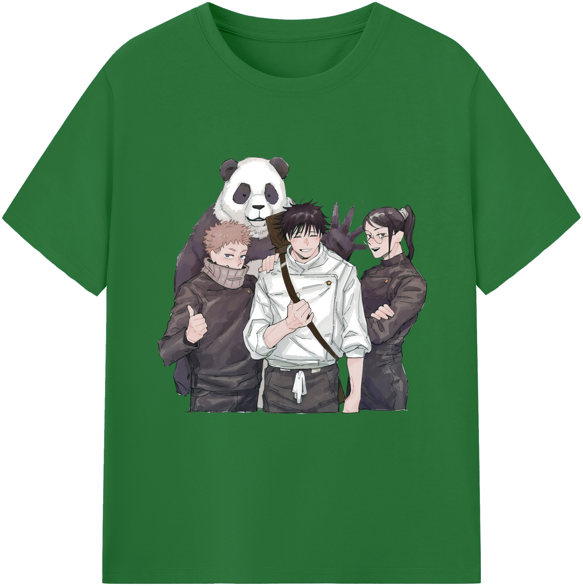 （画像用） 呪術廻戦 Jujutsu Kaisen 綿100％半袖Tシャツ（フロントプリント）