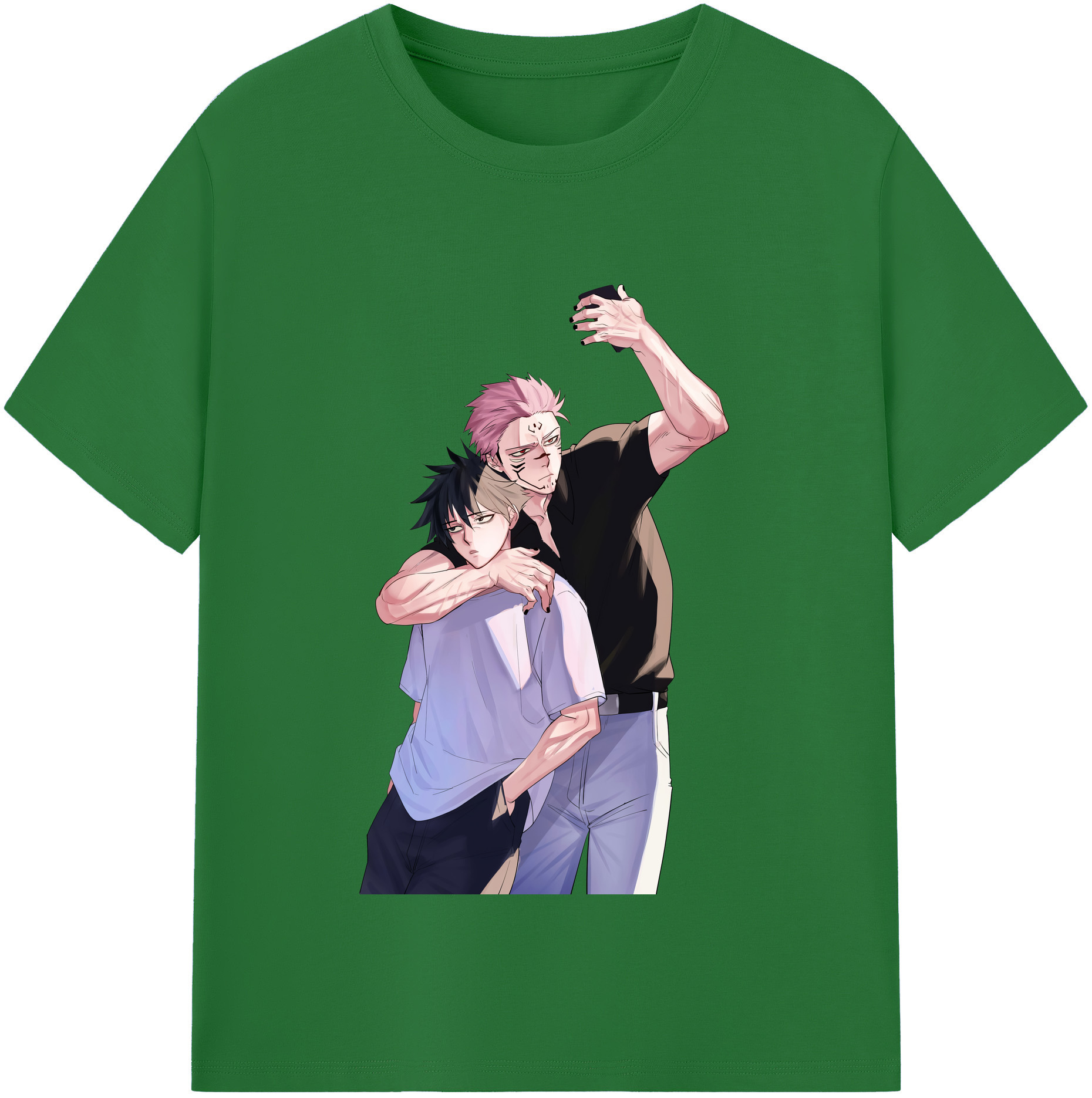 （画像用） 呪術廻戦 Jujutsu Kaisen 綿100％半袖Tシャツ（フロントプリント）
