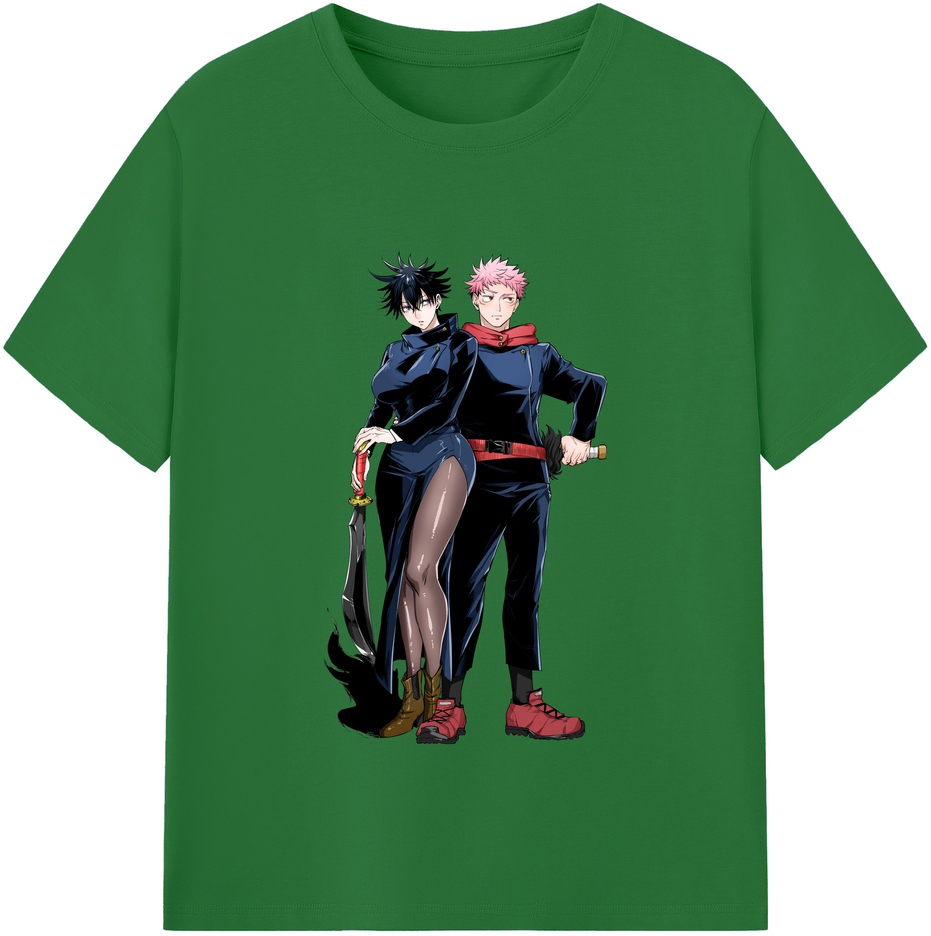 （画像用） 呪術廻戦 Jujutsu Kaisen 綿100％半袖Tシャツ（フロントプリント）