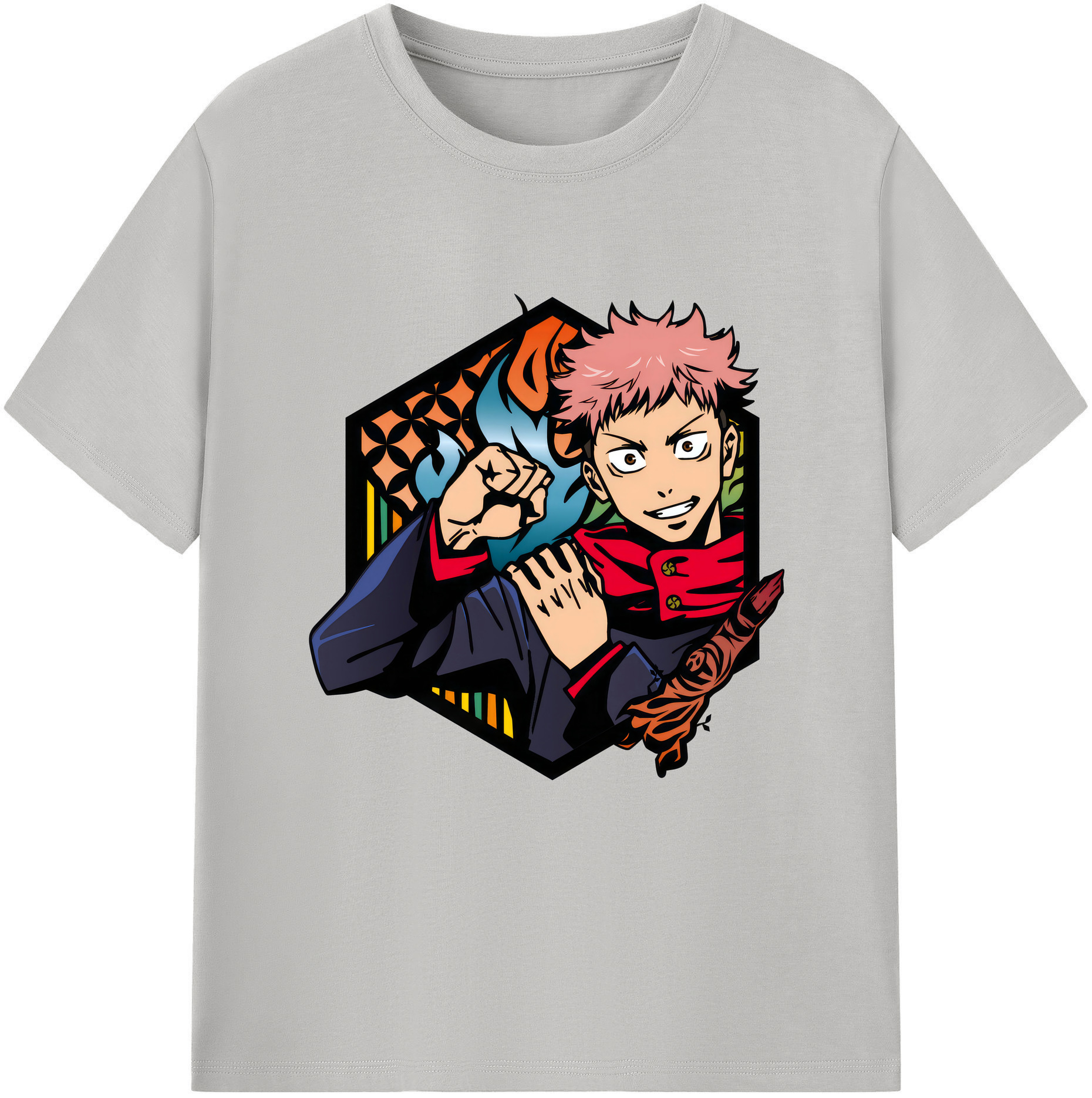 （画像用） 呪術廻戦 Jujutsu Kaisen 綿100％半袖Tシャツ（フロントプリント）