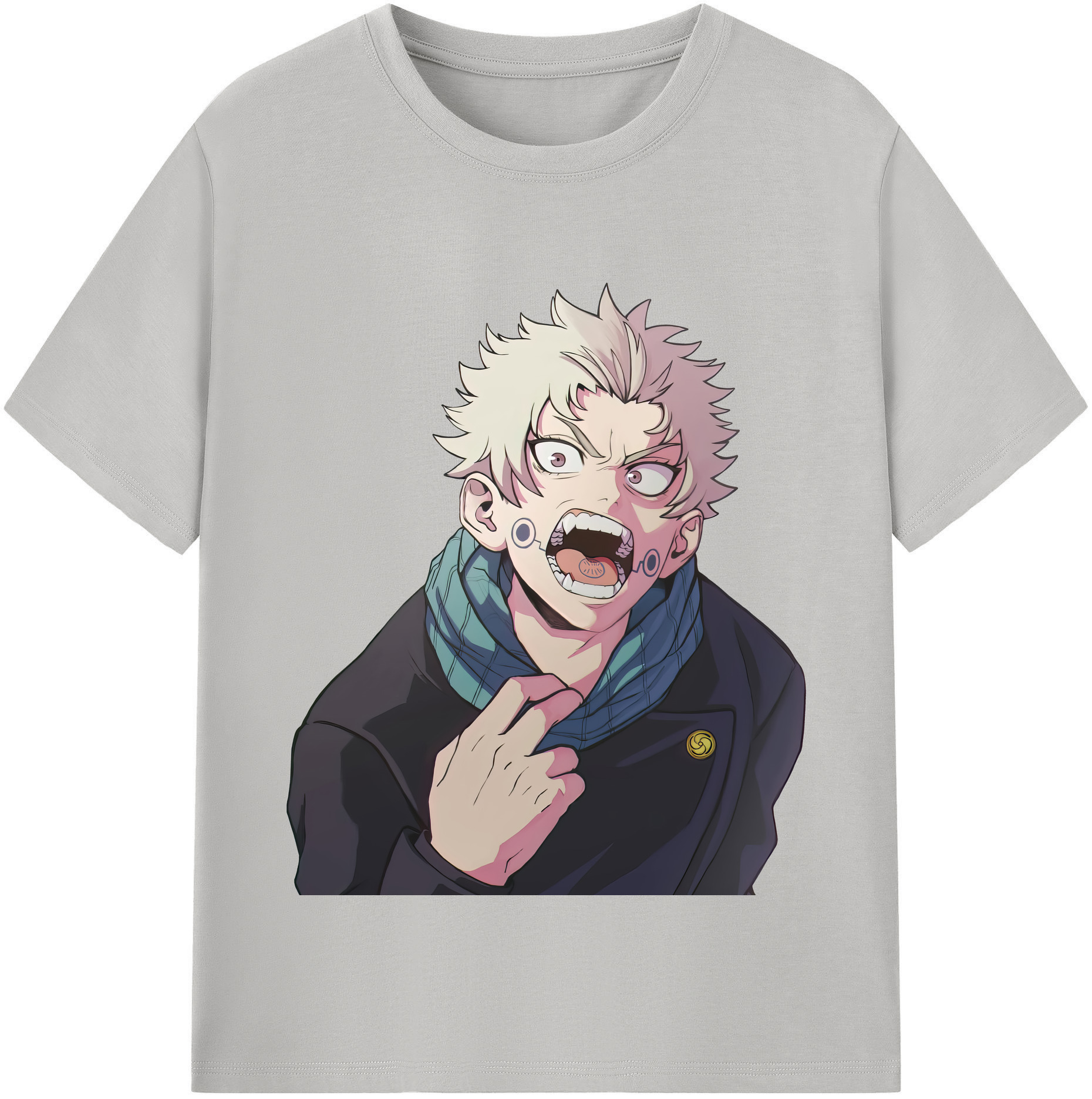 （画像用） 呪術廻戦 Jujutsu Kaisen 綿100％半袖Tシャツ（フロントプリント）
