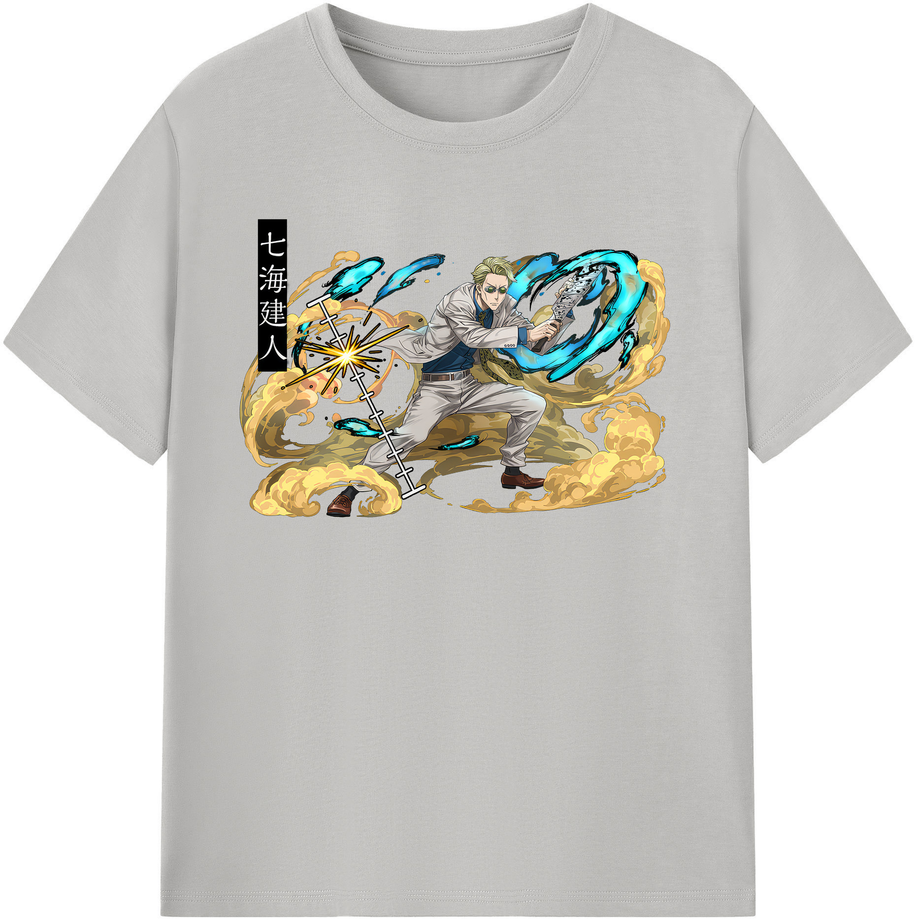 （画像用） 呪術廻戦 Jujutsu Kaisen 綿100％半袖Tシャツ（フロントプリント）