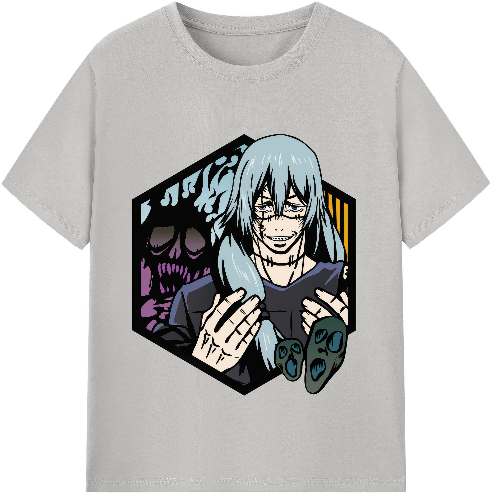 （画像用） 呪術廻戦 Jujutsu Kaisen 綿100％半袖Tシャツ（フロントプリント）