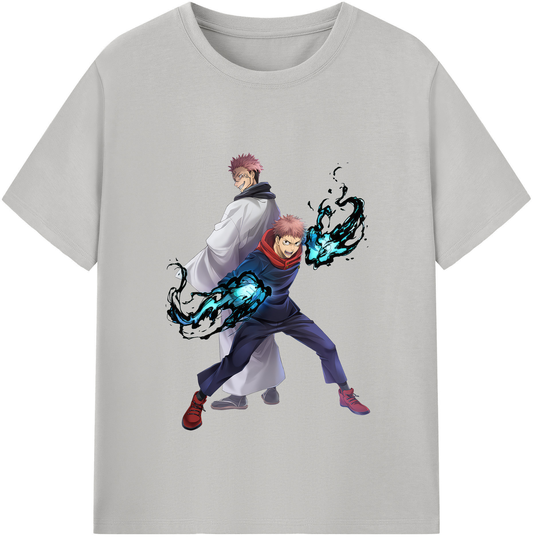 （画像用） 呪術廻戦 Jujutsu Kaisen 綿100％半袖Tシャツ（フロントプリント）