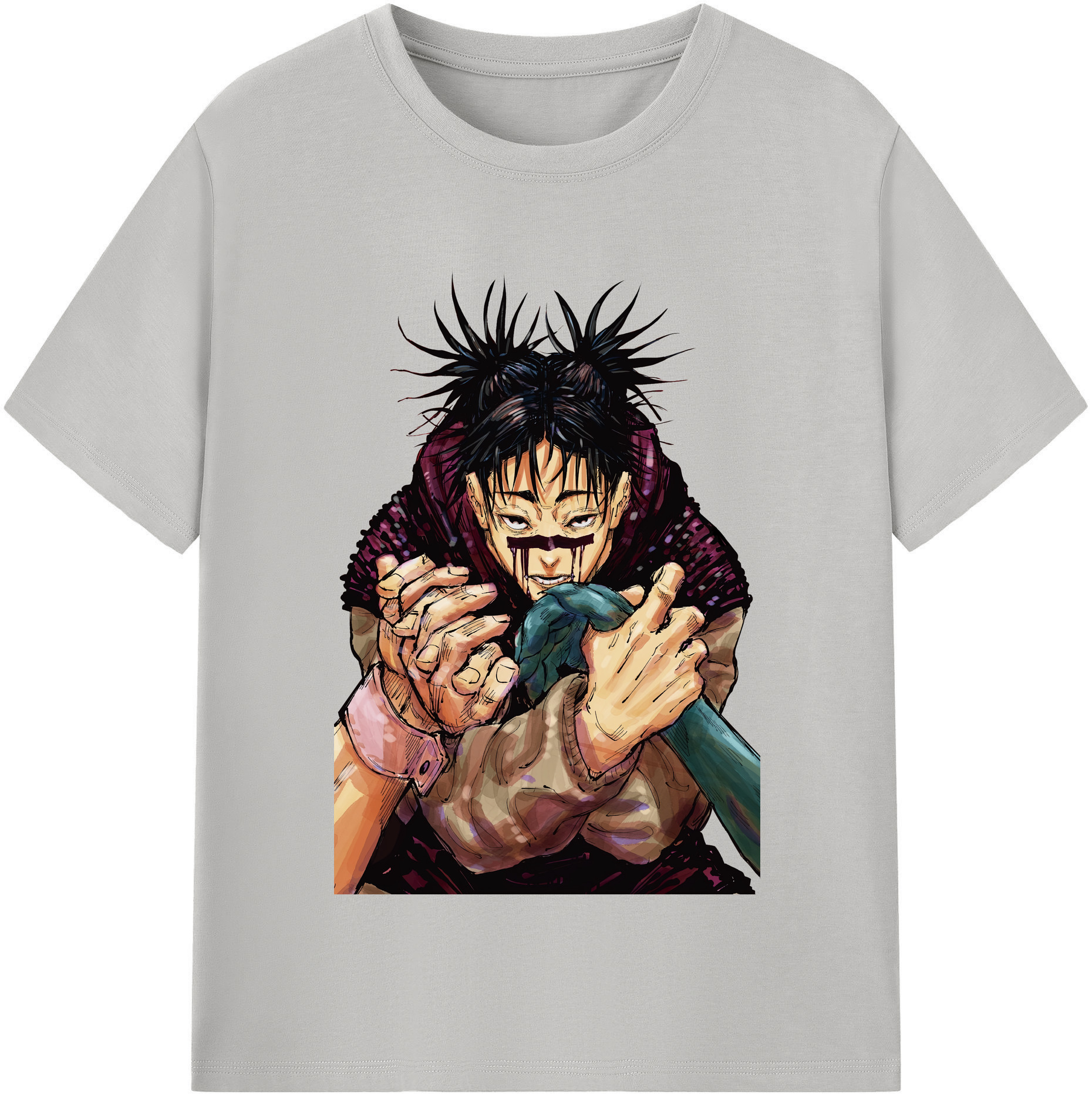 （画像用） 呪術廻戦 Jujutsu Kaisen 綿100％半袖Tシャツ（フロントプリント）