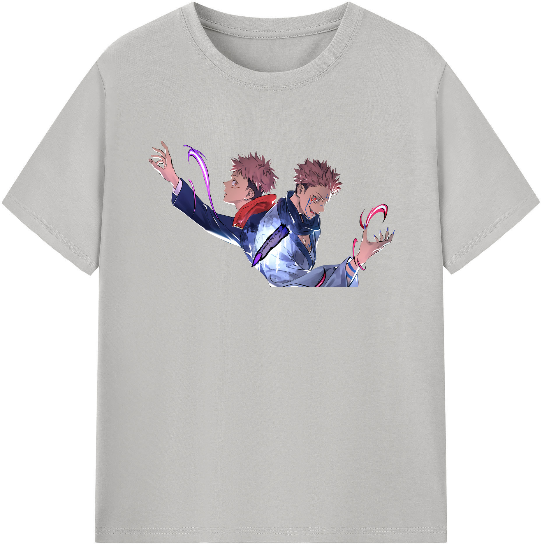（画像用） 呪術廻戦 Jujutsu Kaisen 綿100％半袖Tシャツ（フロントプリント）