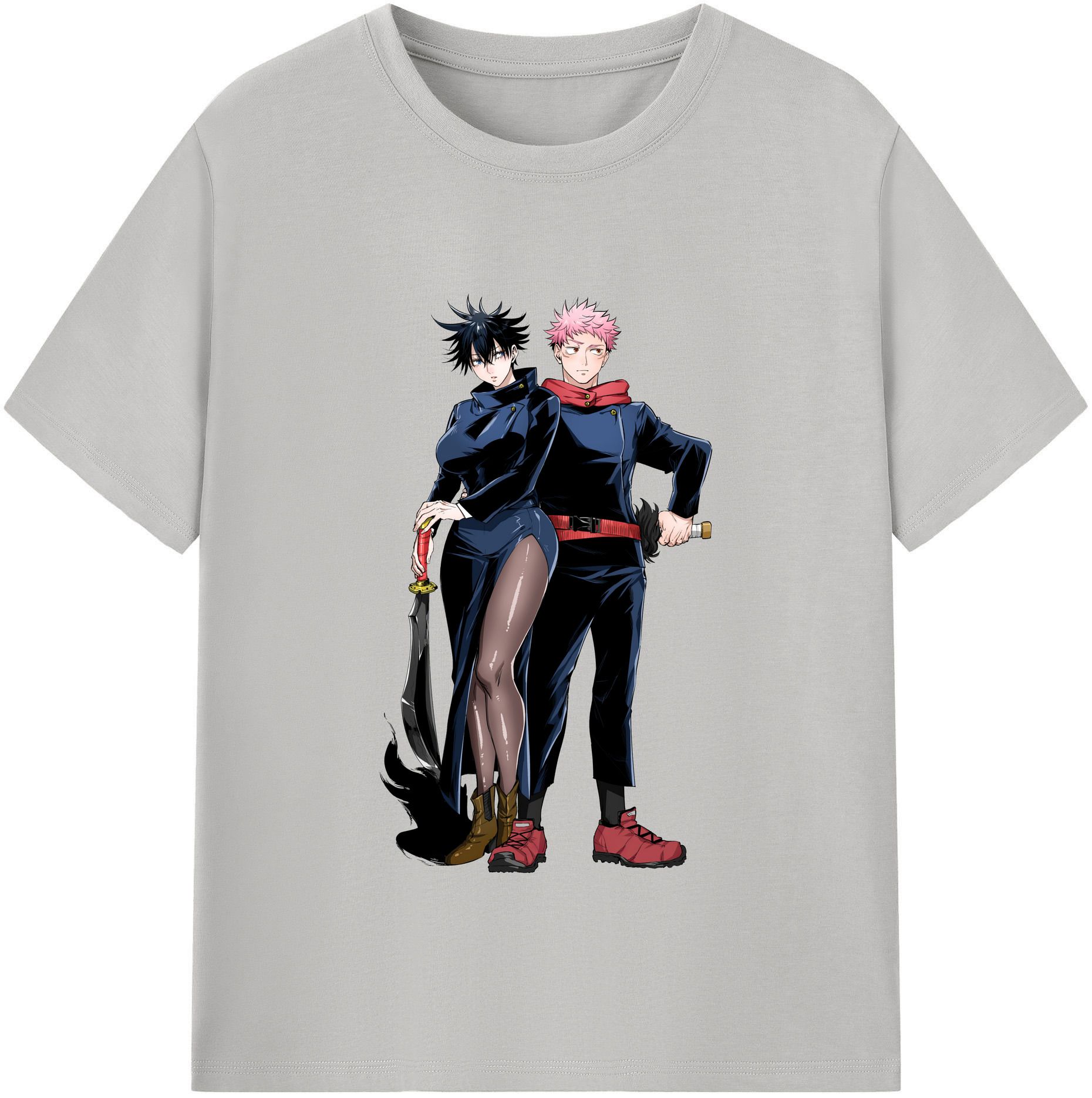 （画像用） 呪術廻戦 Jujutsu Kaisen 綿100％半袖Tシャツ（フロントプリント）