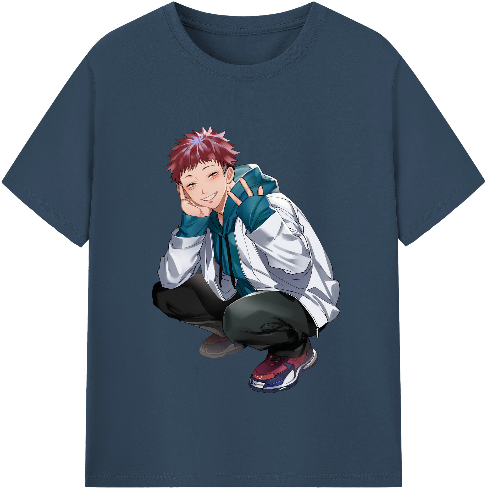 （画像用） 呪術廻戦 Jujutsu Kaisen 綿100％半袖Tシャツ（フロントプリント）