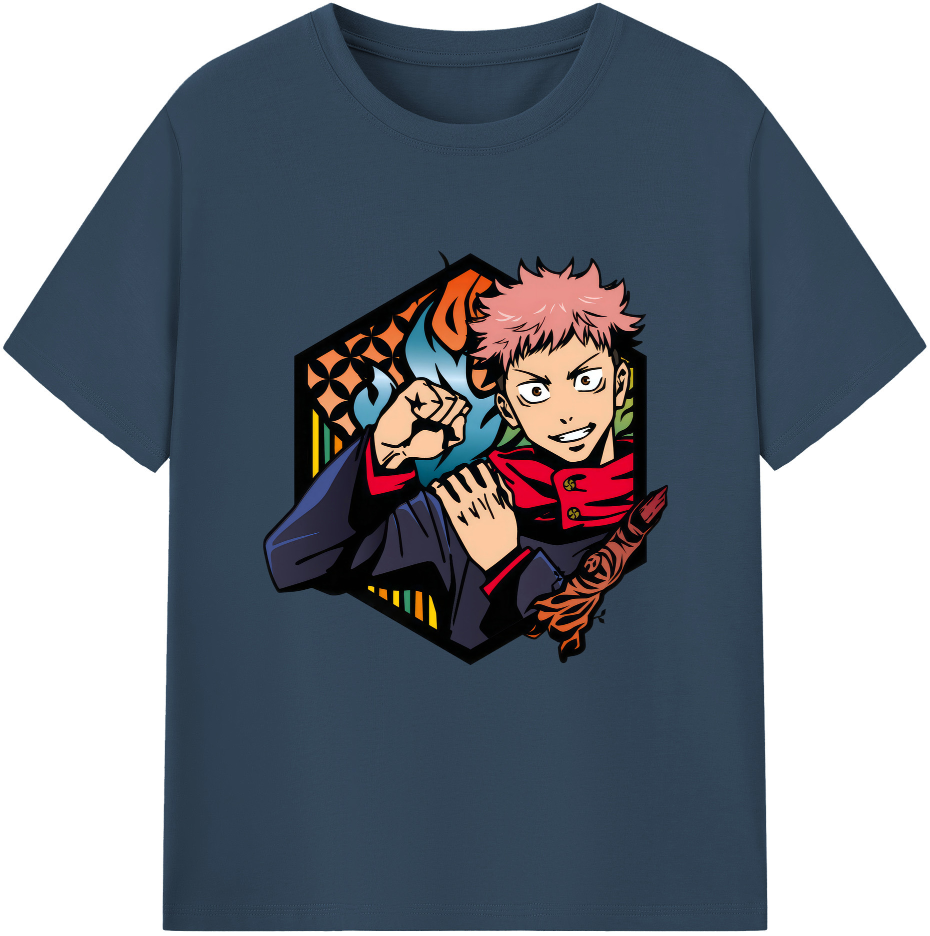 （画像用） 呪術廻戦 Jujutsu Kaisen 綿100％半袖Tシャツ（フロントプリント）