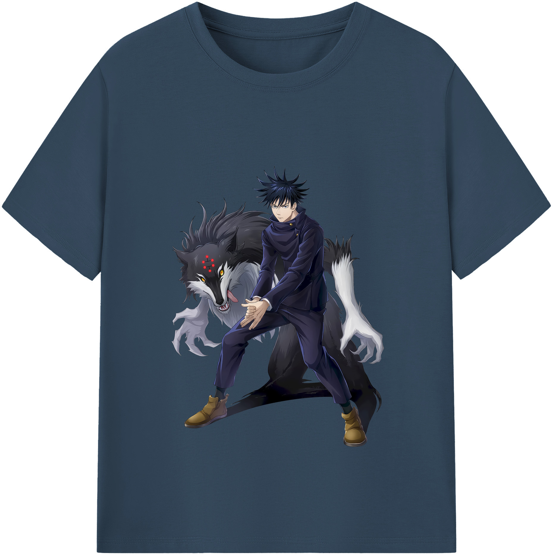 （画像用） 呪術廻戦 Jujutsu Kaisen 綿100％半袖Tシャツ（フロントプリント）