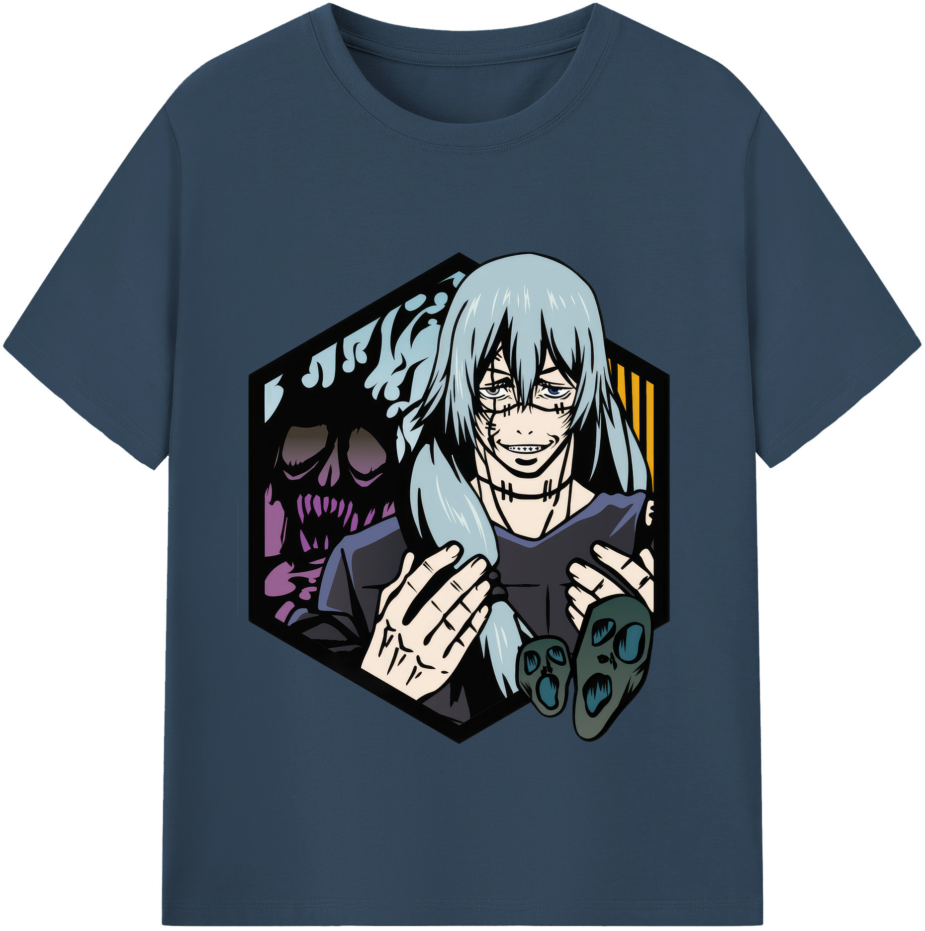 （画像用） 呪術廻戦 Jujutsu Kaisen 綿100％半袖Tシャツ（フロントプリント）