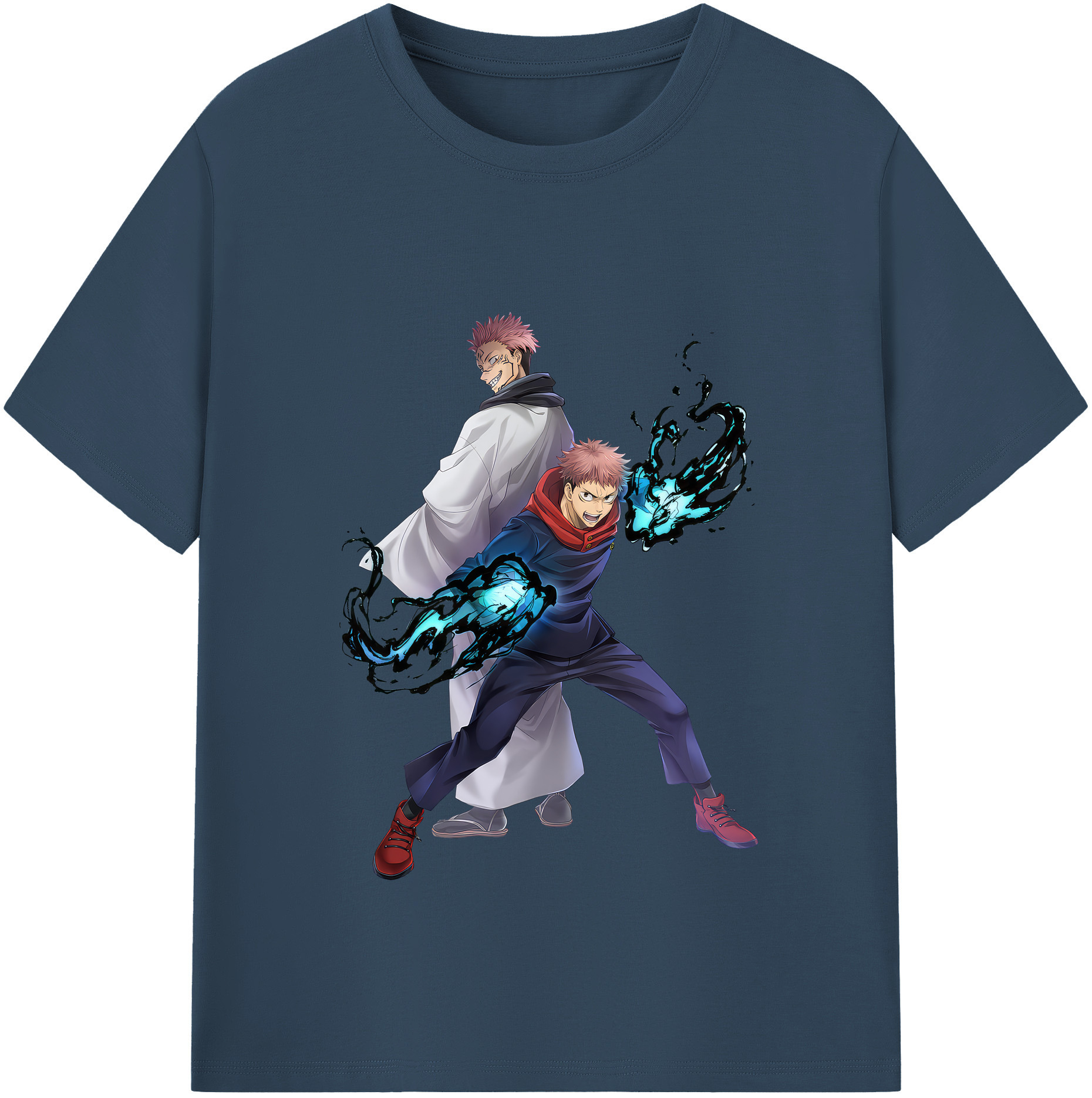 （画像用） 呪術廻戦 Jujutsu Kaisen 綿100％半袖Tシャツ（フロントプリント）