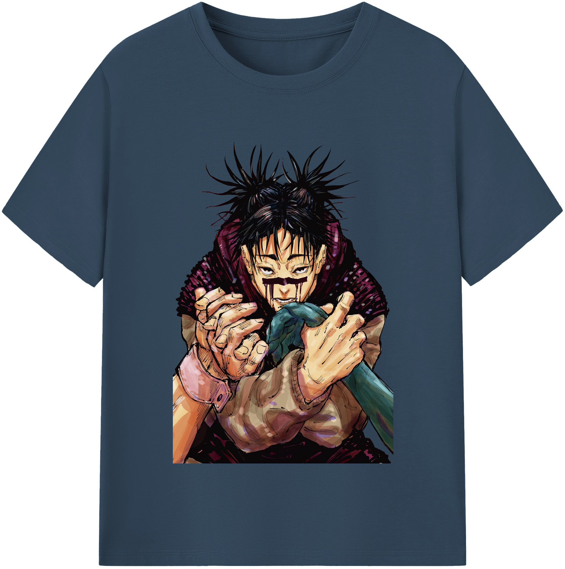 （画像用） 呪術廻戦 Jujutsu Kaisen 綿100％半袖Tシャツ（フロントプリント）
