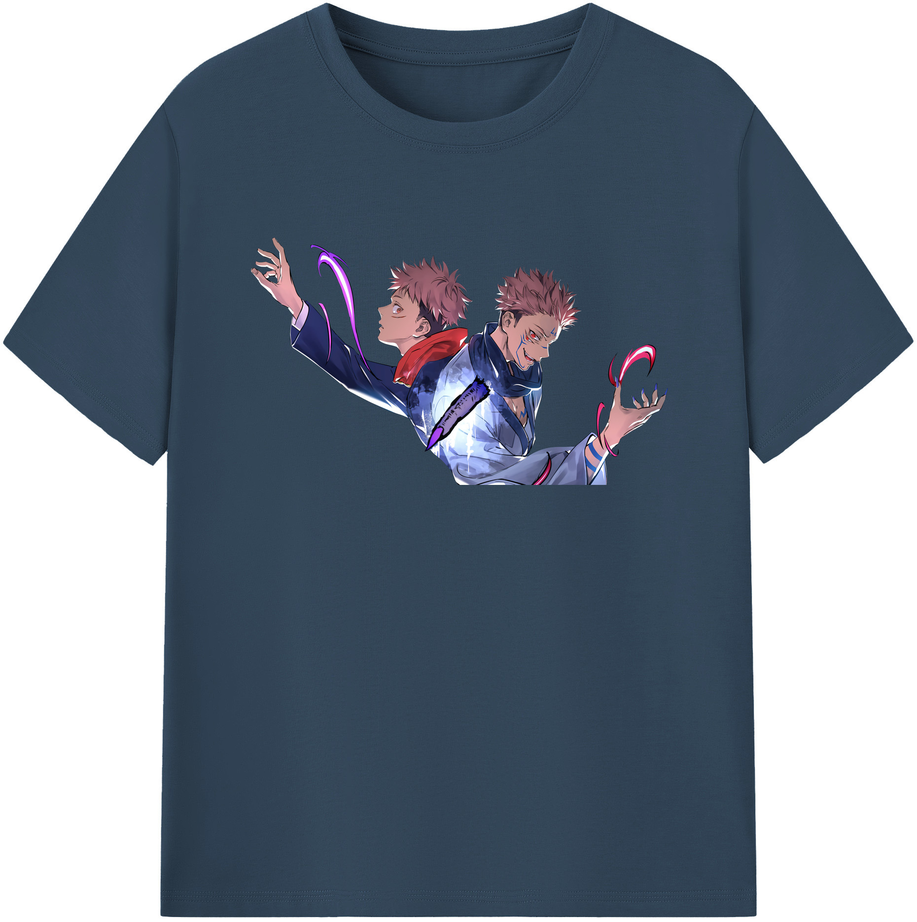 （画像用） 呪術廻戦 Jujutsu Kaisen 綿100％半袖Tシャツ（フロントプリント）