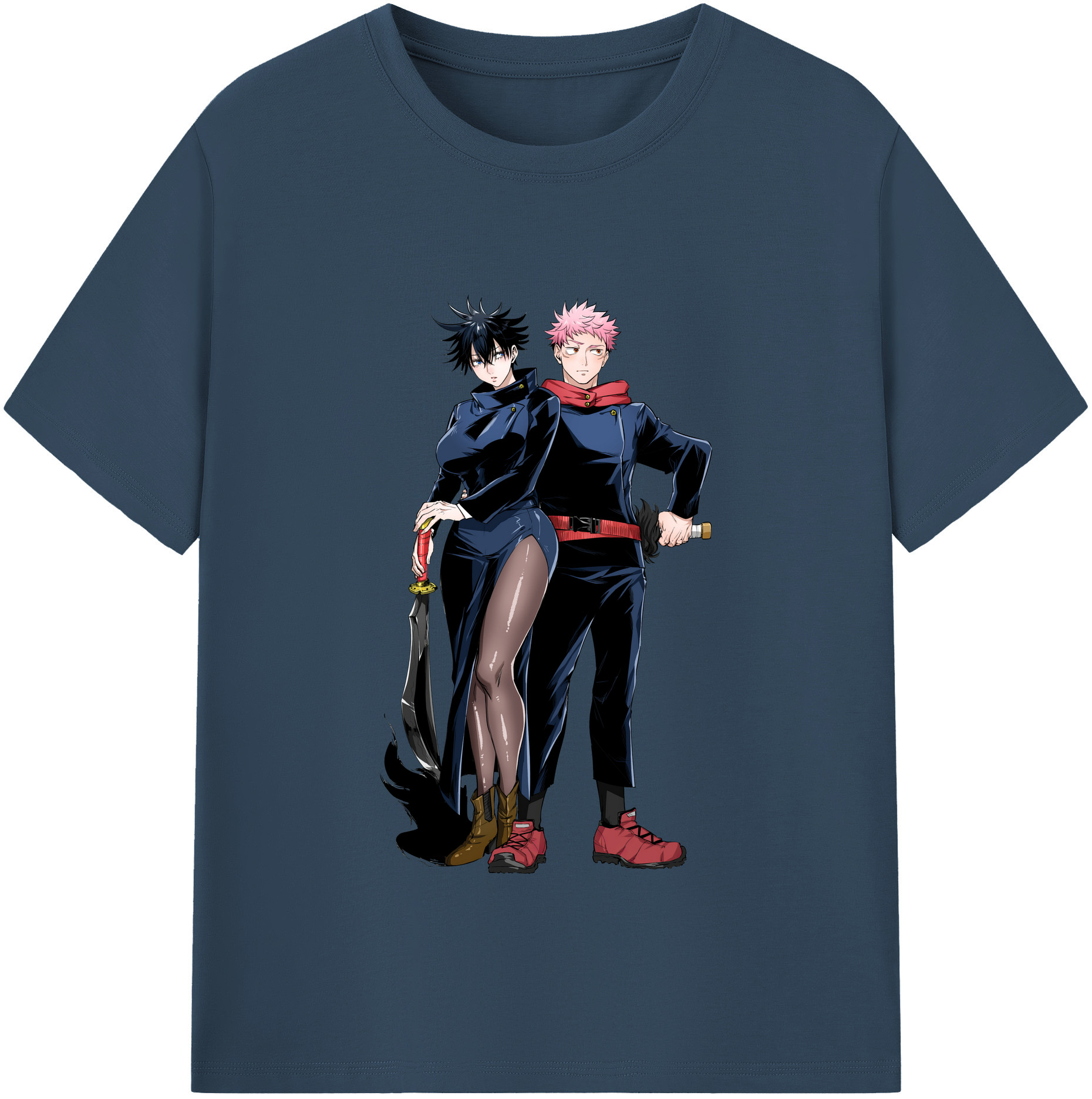（画像用） 呪術廻戦 Jujutsu Kaisen 綿100％半袖Tシャツ（フロントプリント）