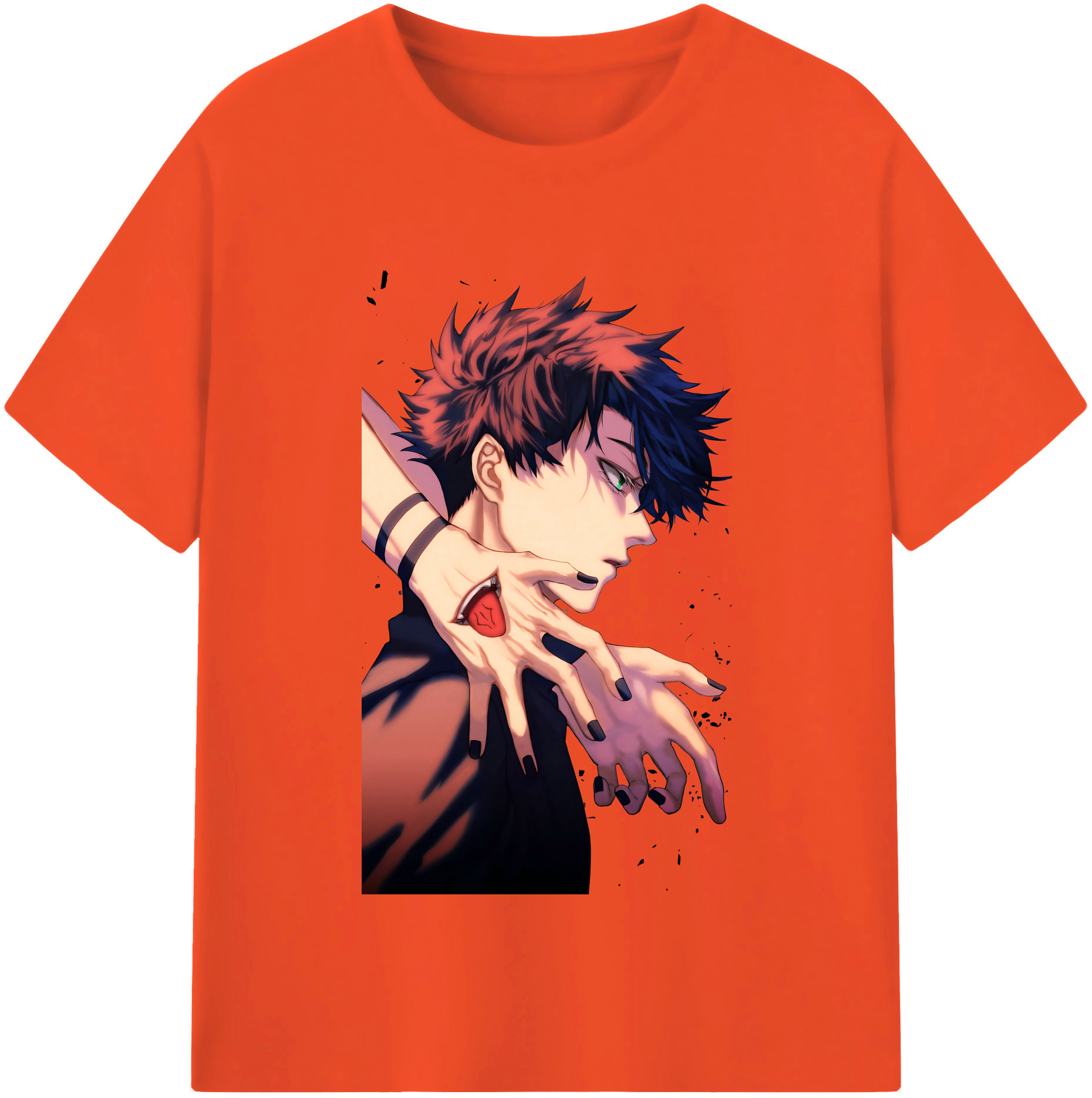 （画像用） 呪術廻戦 Jujutsu Kaisen 綿100％半袖Tシャツ（フロントプリント）