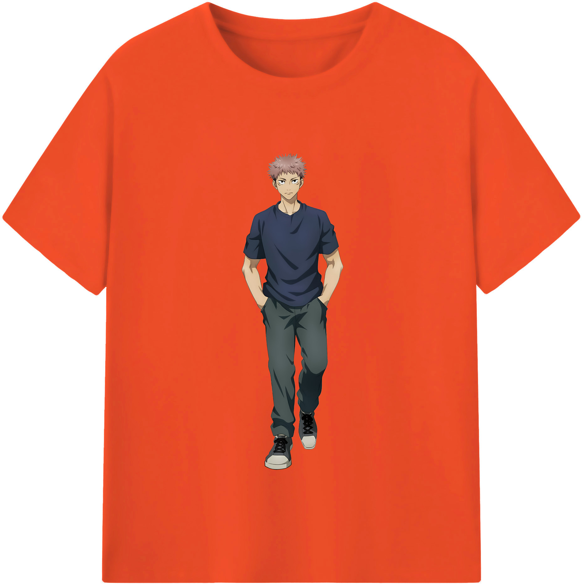 （画像用） 呪術廻戦 Jujutsu Kaisen 綿100％半袖Tシャツ（フロントプリント）