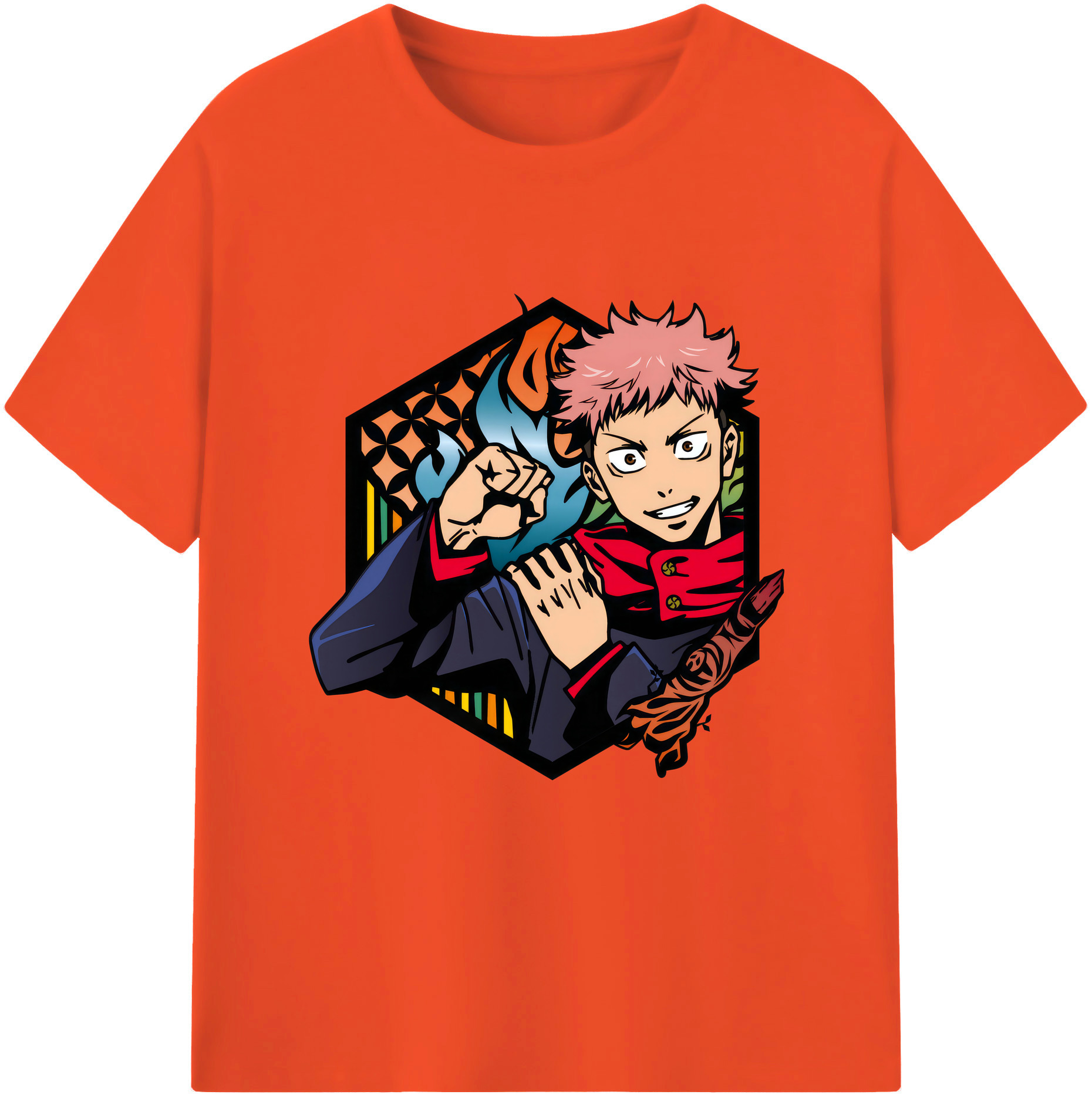 （画像用） 呪術廻戦 Jujutsu Kaisen 綿100％半袖Tシャツ（フロントプリント）
