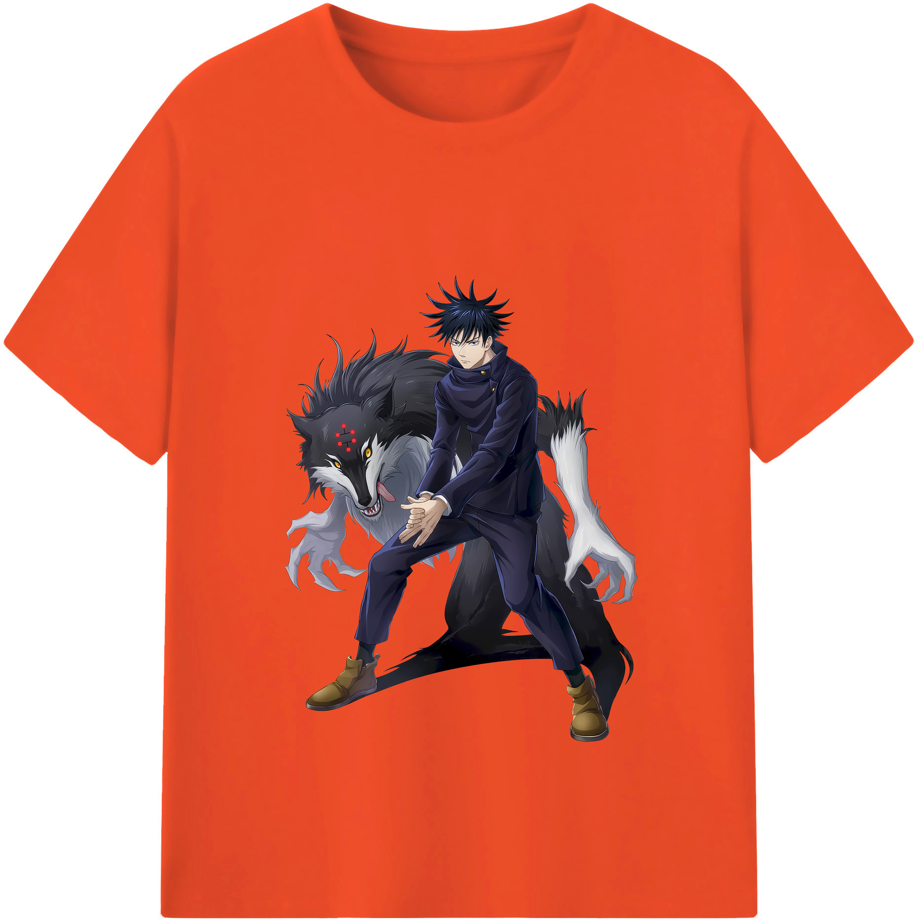 （画像用） 呪術廻戦 Jujutsu Kaisen 綿100％半袖Tシャツ（フロントプリント）