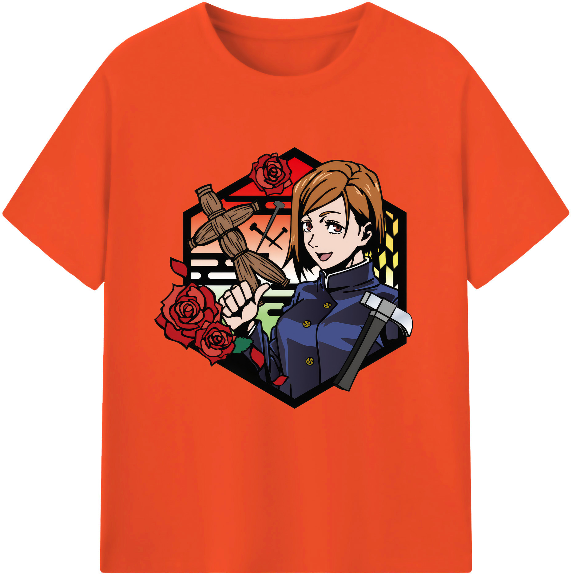 （画像用） 呪術廻戦 Jujutsu Kaisen 綿100％半袖Tシャツ（フロントプリント）