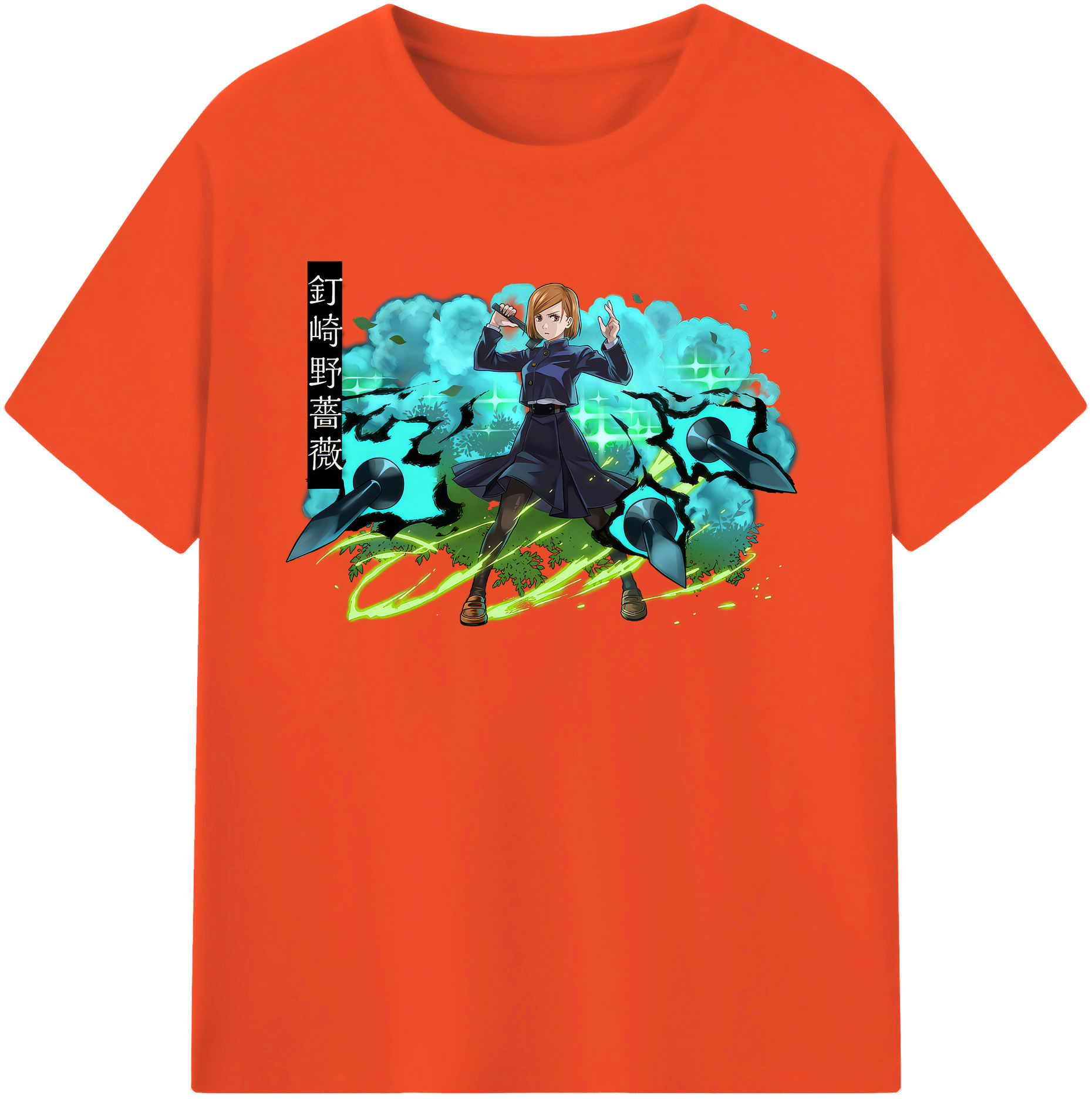 （画像用） 呪術廻戦 Jujutsu Kaisen 綿100％半袖Tシャツ（フロントプリント）
