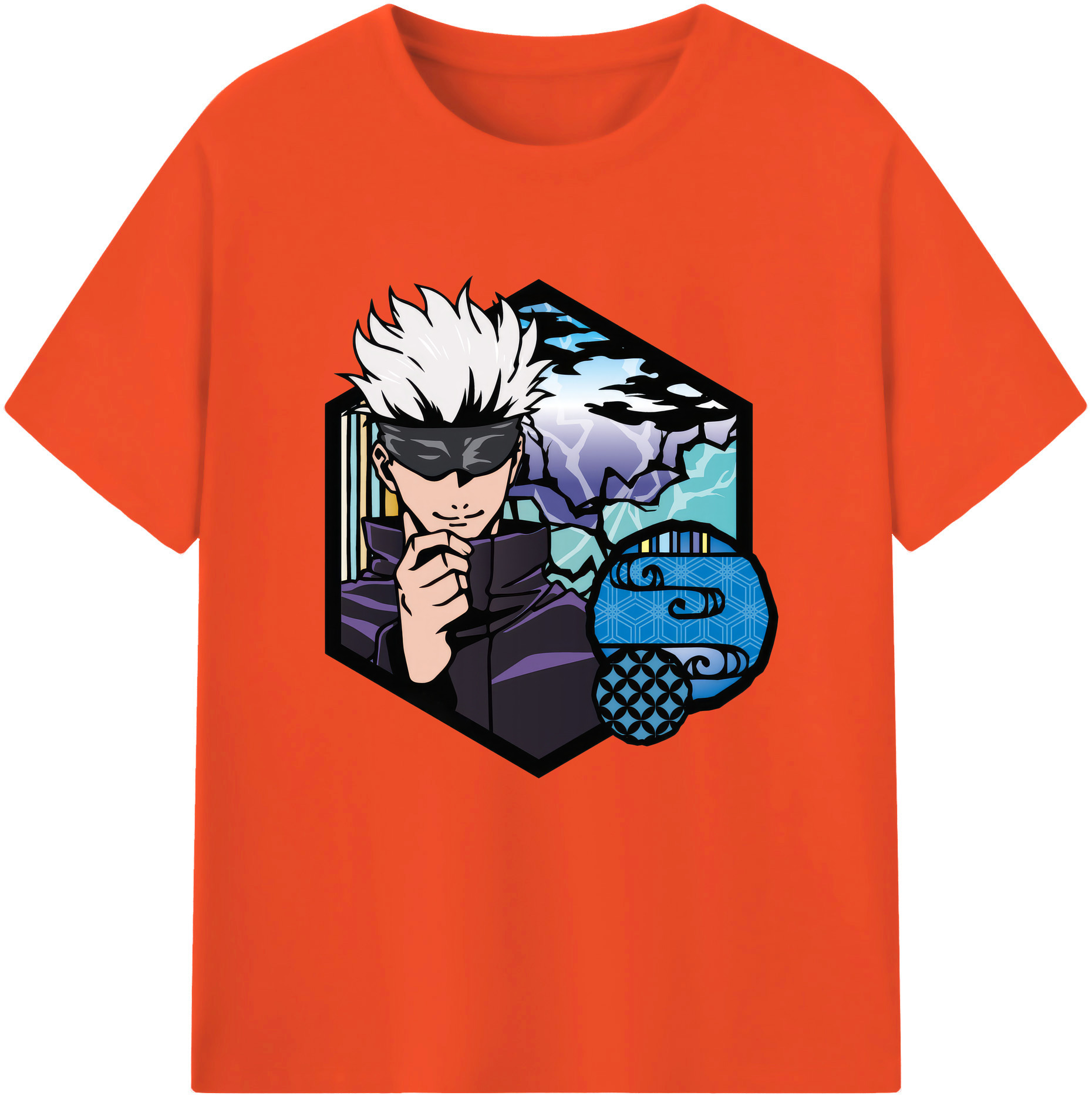 （画像用） 呪術廻戦 Jujutsu Kaisen 綿100％半袖Tシャツ（フロントプリント）