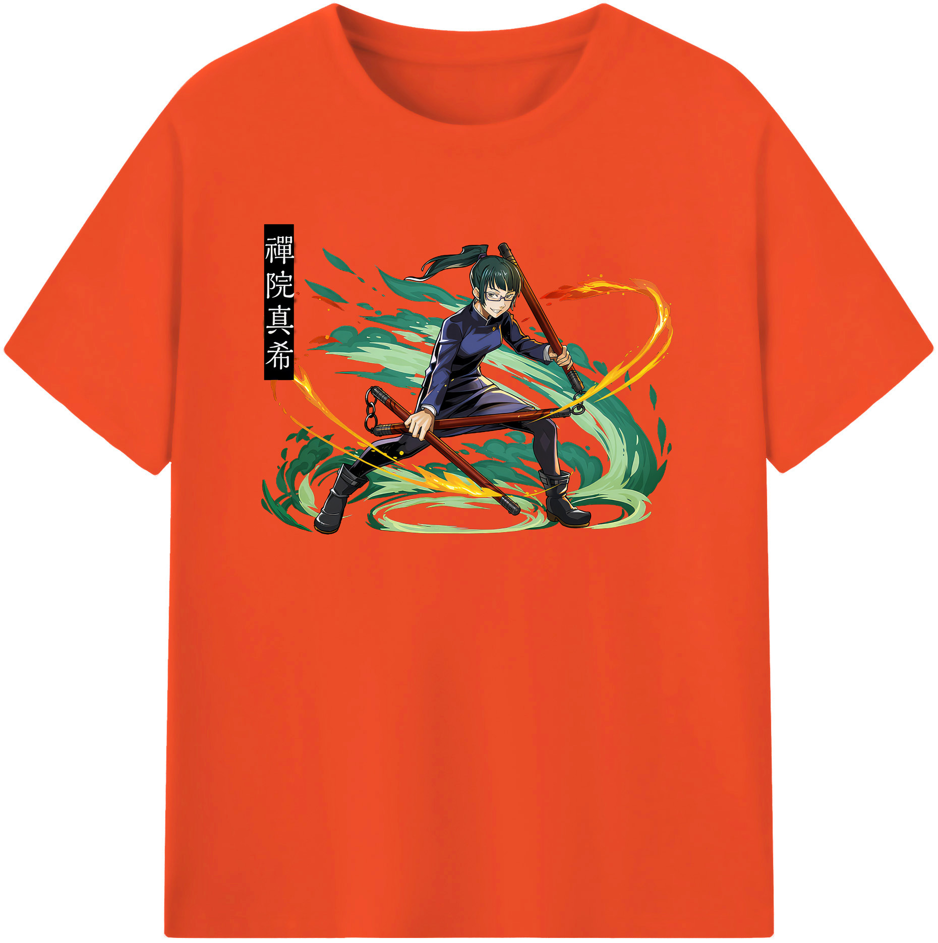 （画像用） 呪術廻戦 Jujutsu Kaisen 綿100％半袖Tシャツ（フロントプリント）