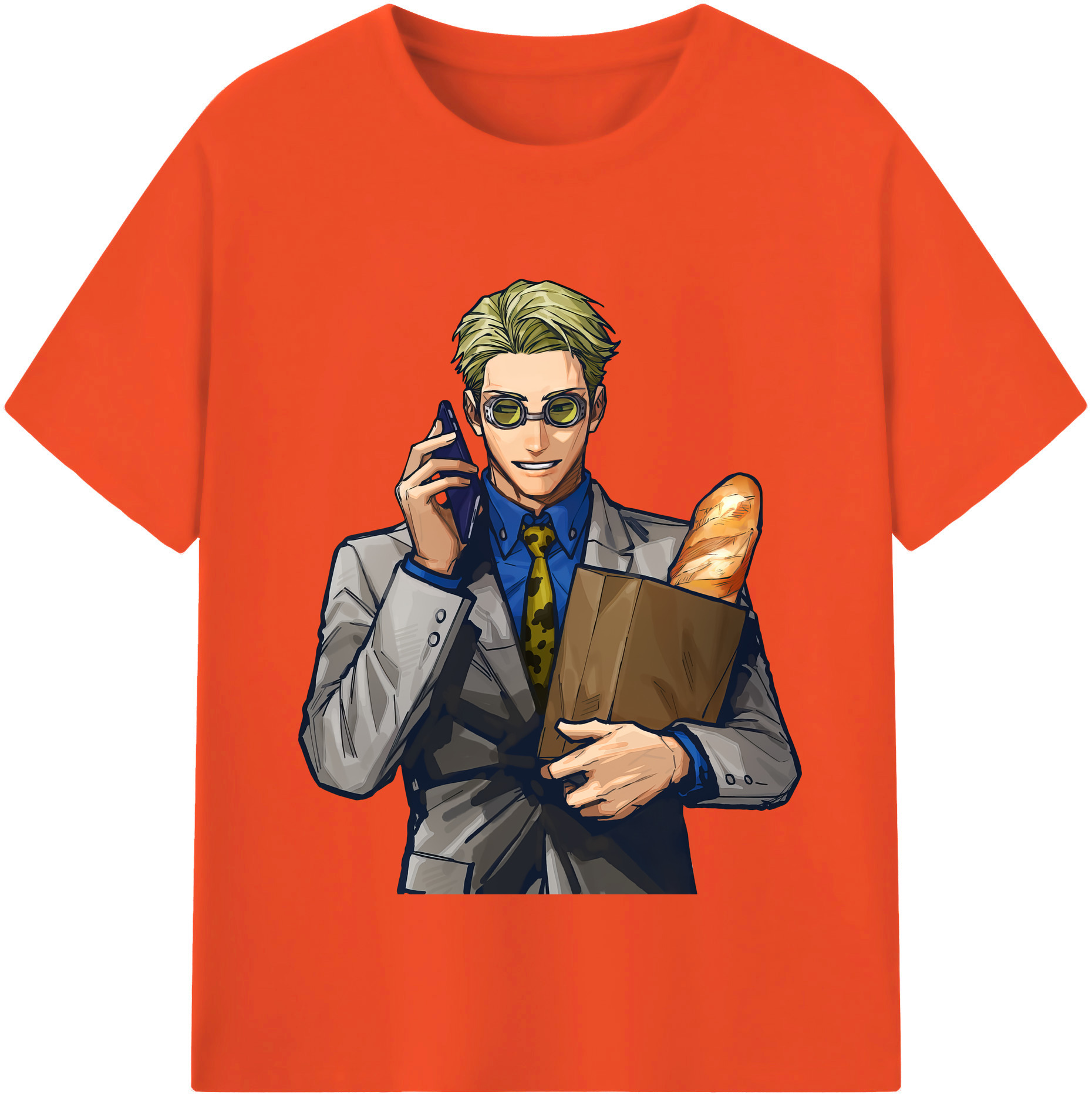 （画像用） 呪術廻戦 Jujutsu Kaisen 綿100％半袖Tシャツ（フロントプリント）