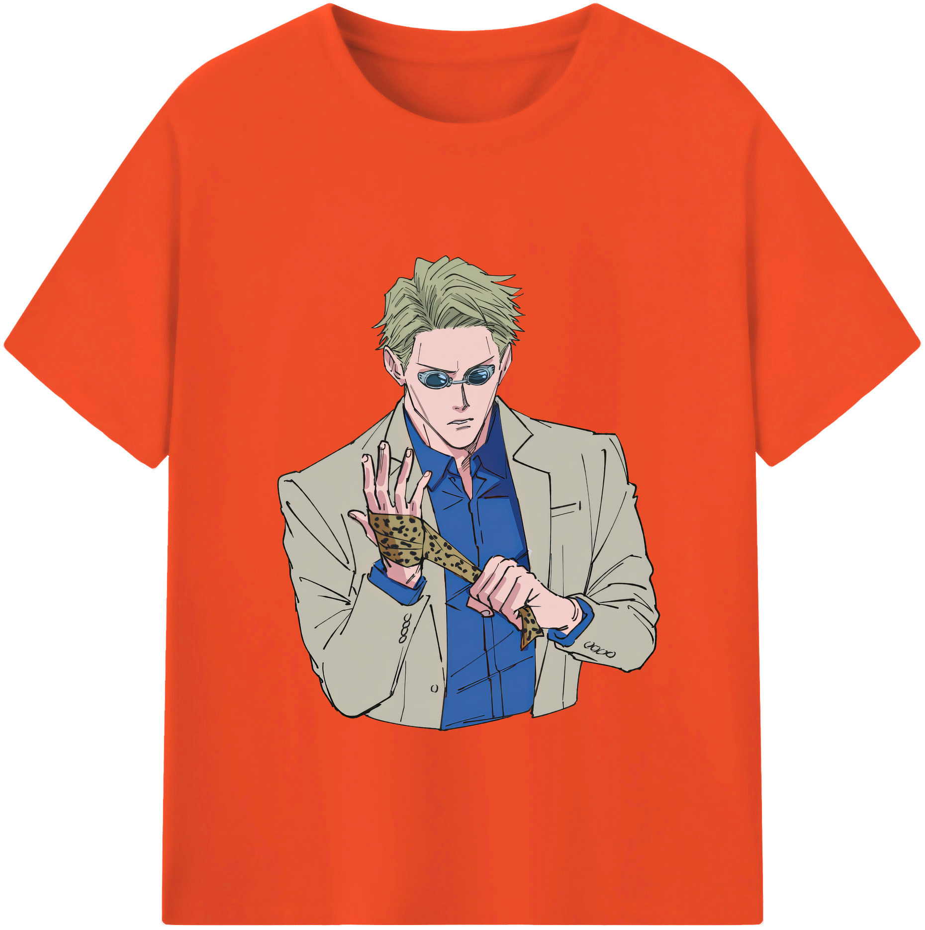 （画像用） 呪術廻戦 Jujutsu Kaisen 綿100％半袖Tシャツ（フロントプリント）