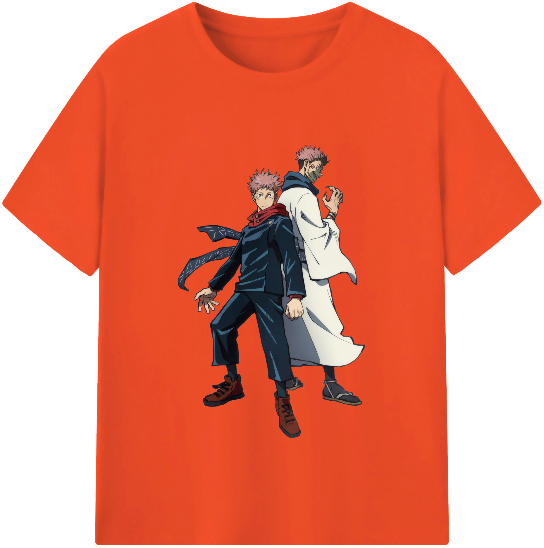 （画像用） 呪術廻戦 Jujutsu Kaisen 綿100％半袖Tシャツ（フロントプリント）