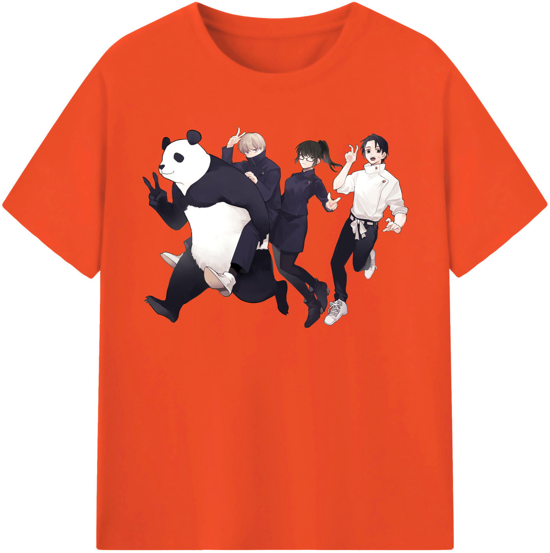 （画像用） 呪術廻戦 Jujutsu Kaisen 綿100％半袖Tシャツ（フロントプリント）