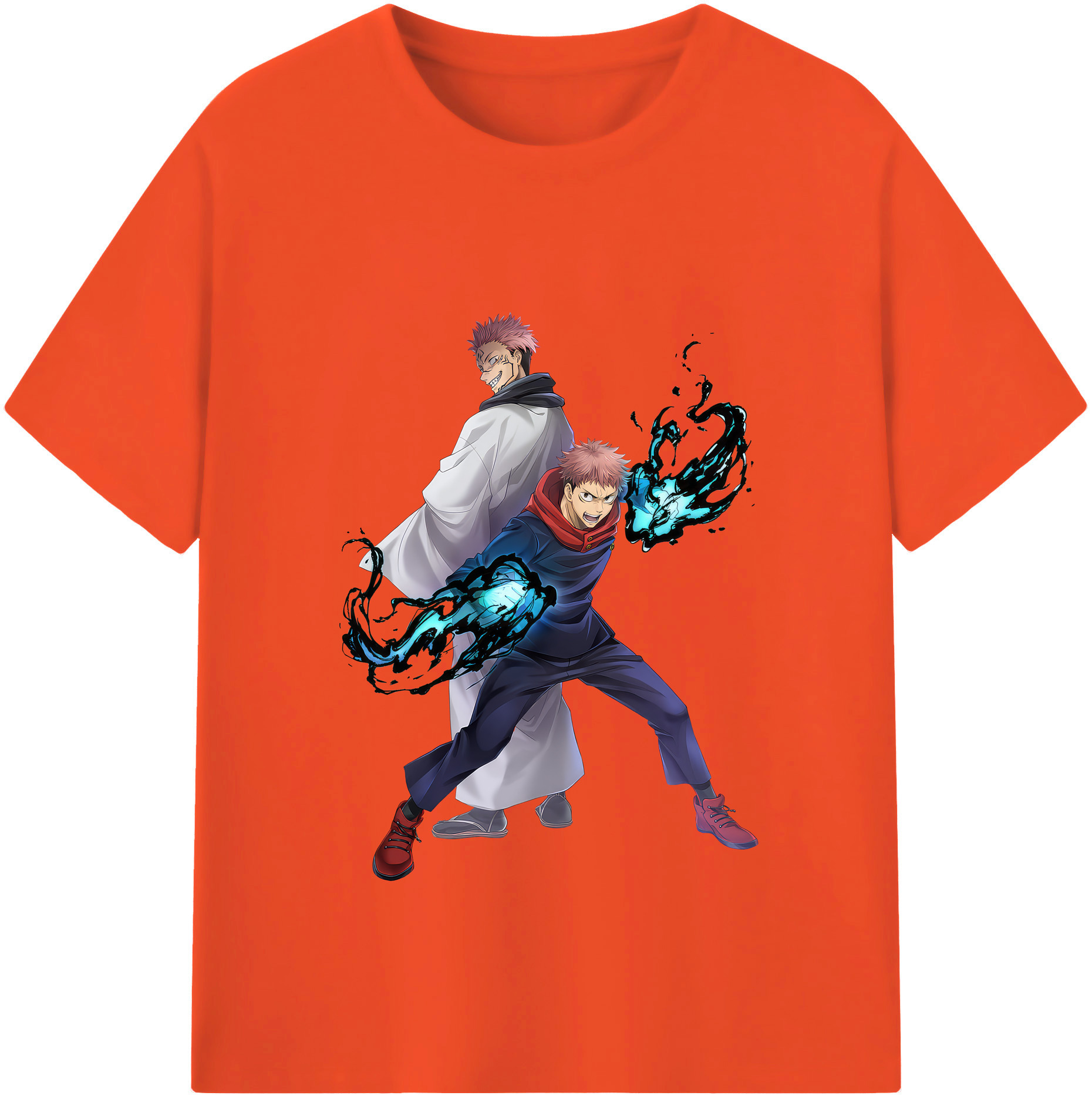 （画像用） 呪術廻戦 Jujutsu Kaisen 綿100％半袖Tシャツ（フロントプリント）