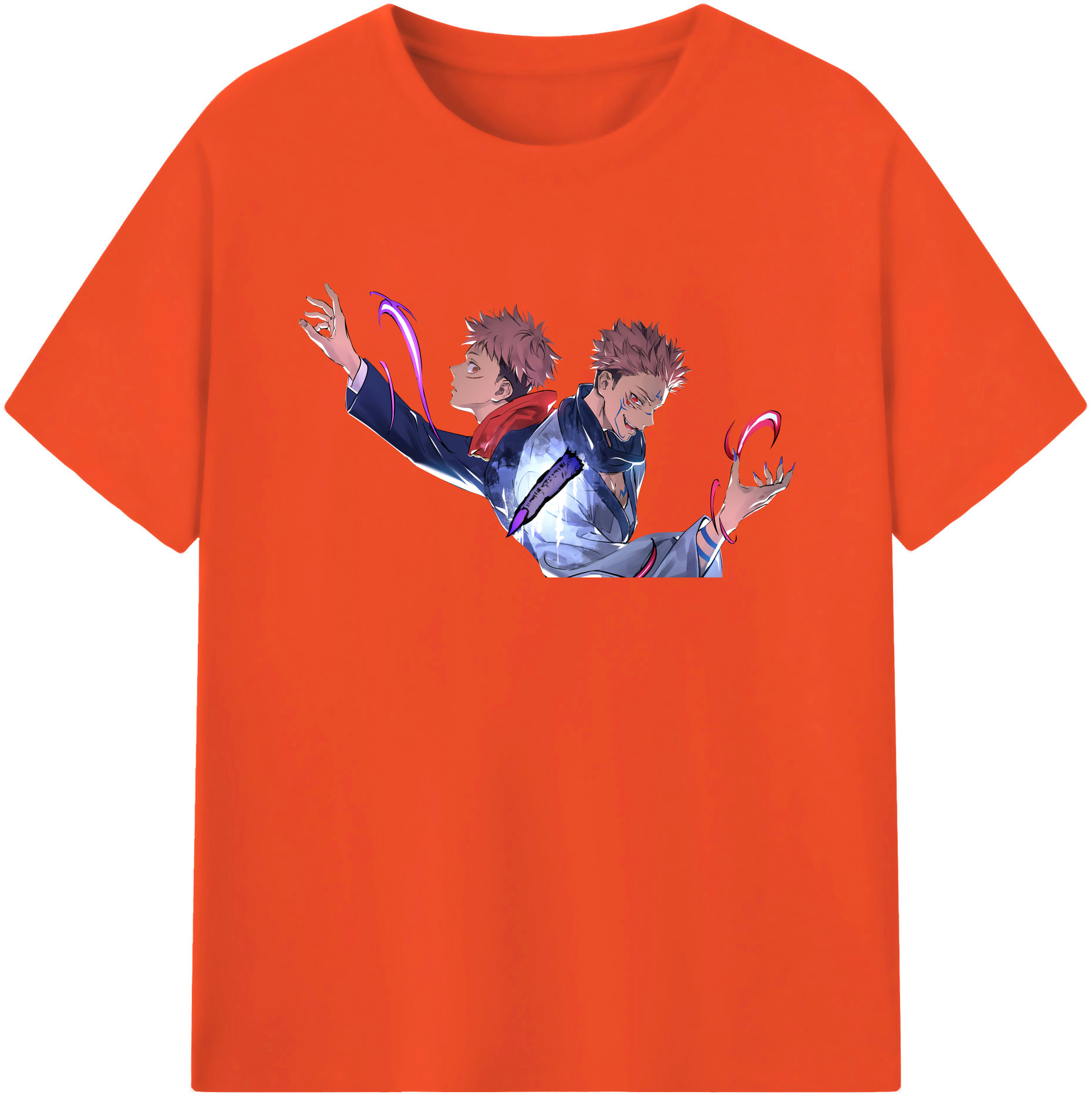 （画像用） 呪術廻戦 Jujutsu Kaisen 綿100％半袖Tシャツ（フロントプリント）