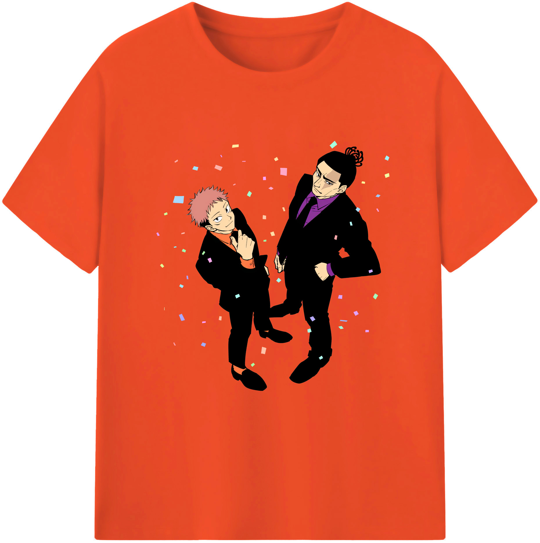 （画像用） 呪術廻戦 Jujutsu Kaisen 綿100％半袖Tシャツ（フロントプリント）