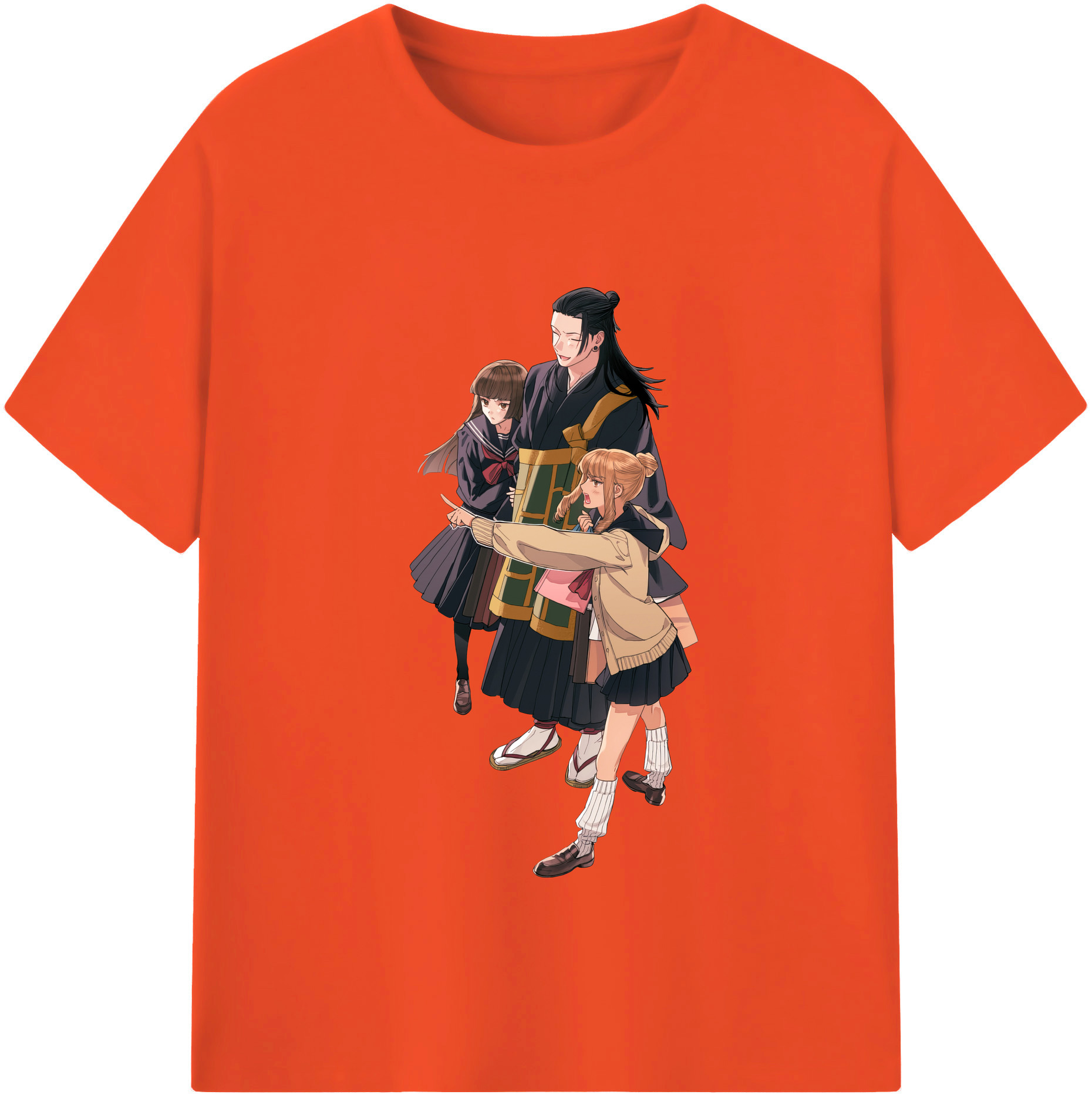 （画像用） 呪術廻戦 Jujutsu Kaisen 綿100％半袖Tシャツ（フロントプリント）