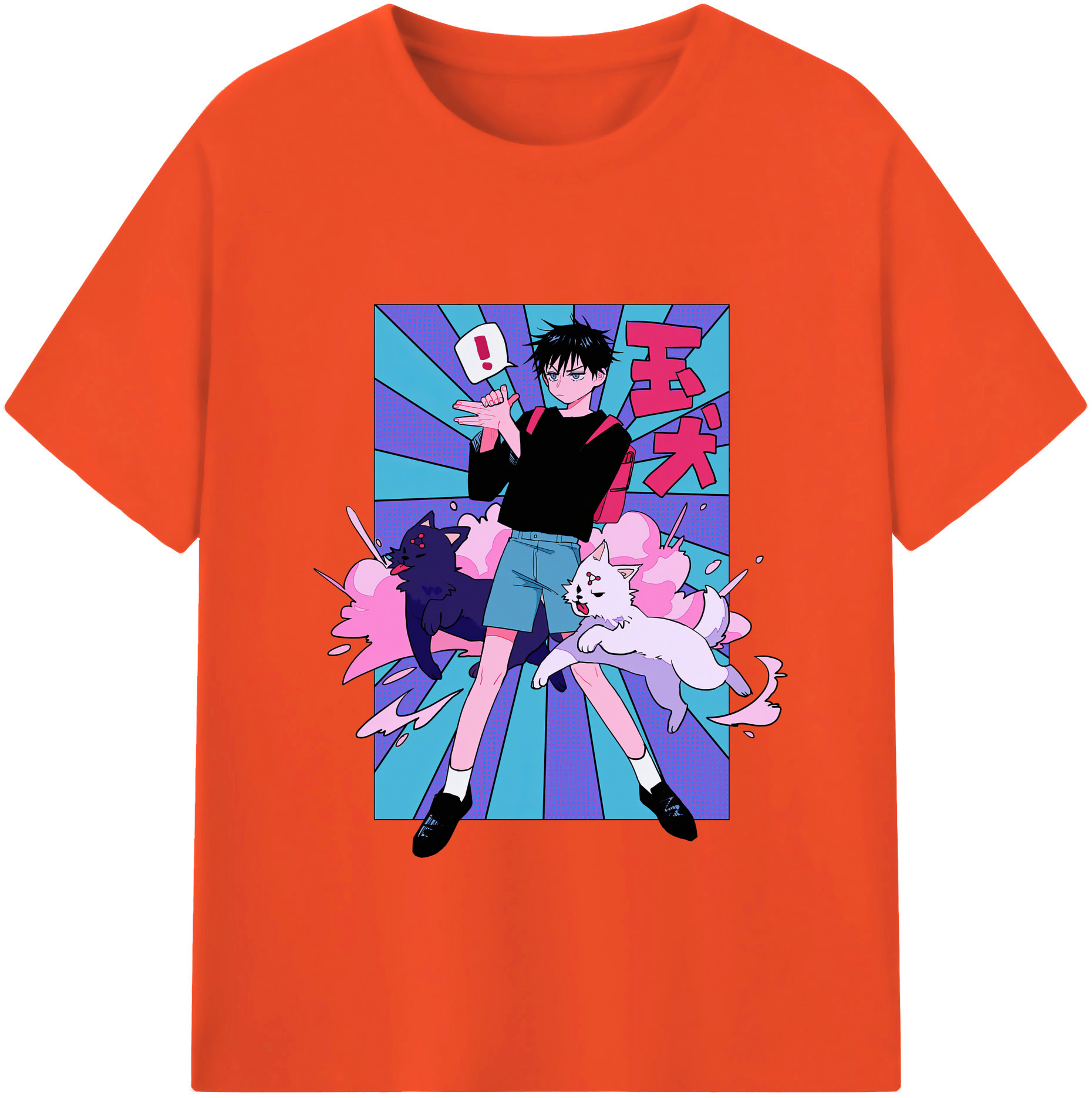 （画像用） 呪術廻戦 Jujutsu Kaisen 綿100％半袖Tシャツ（フロントプリント）